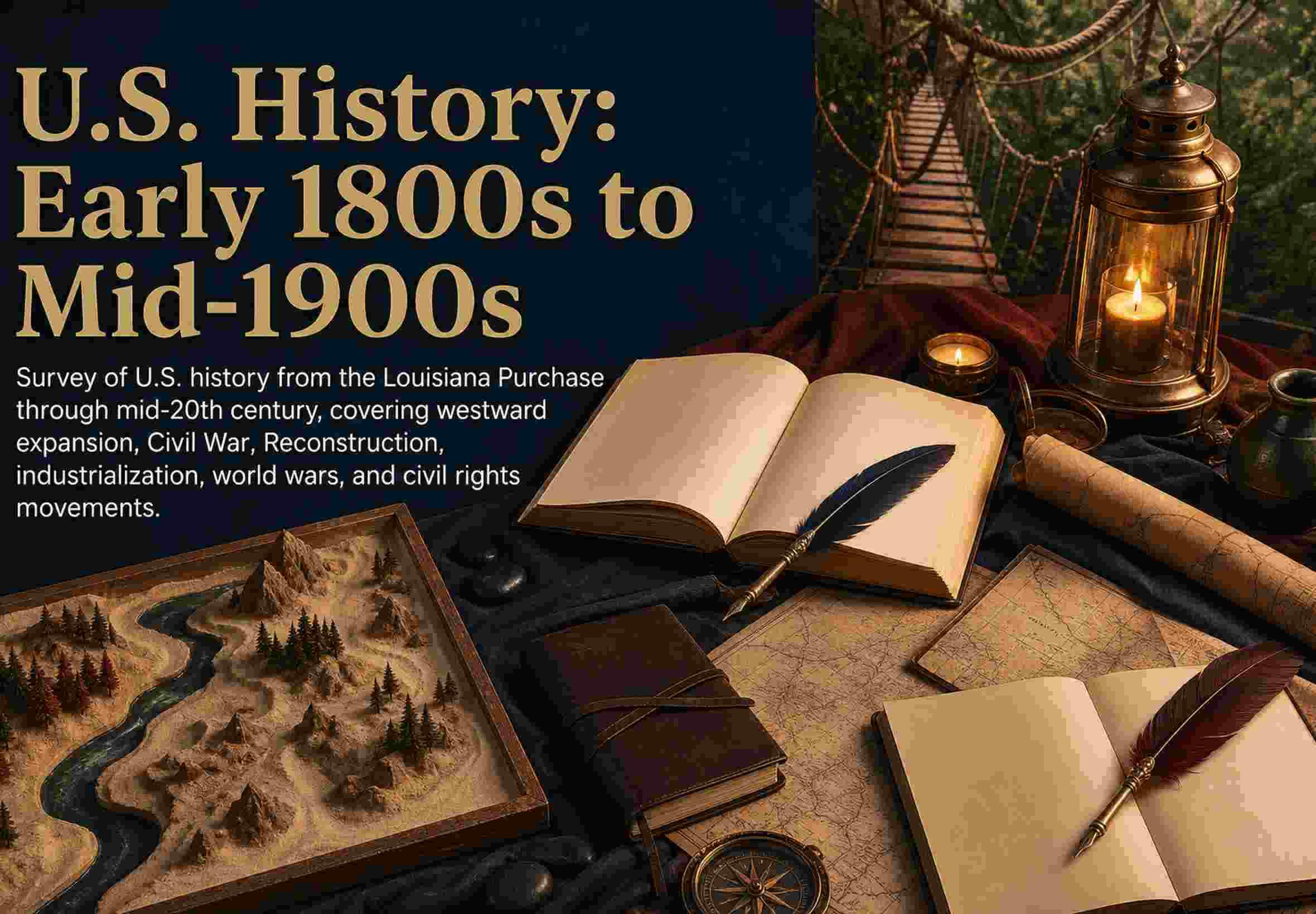 U.S. History: Early 1800s to Mid-1900s