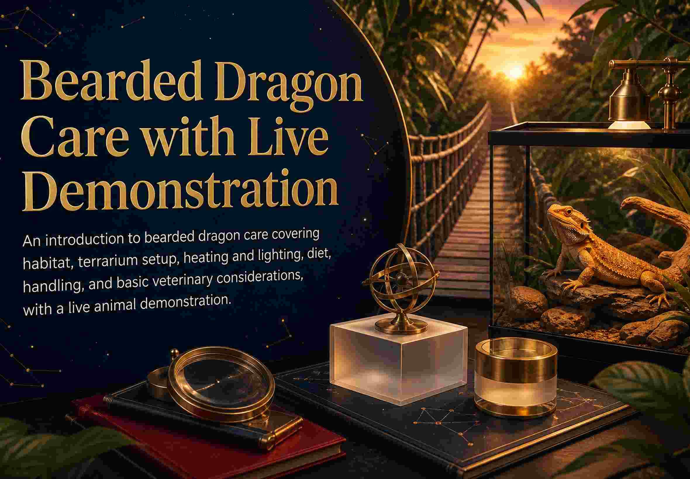 Bearded Dragon Care with Live Demonstration