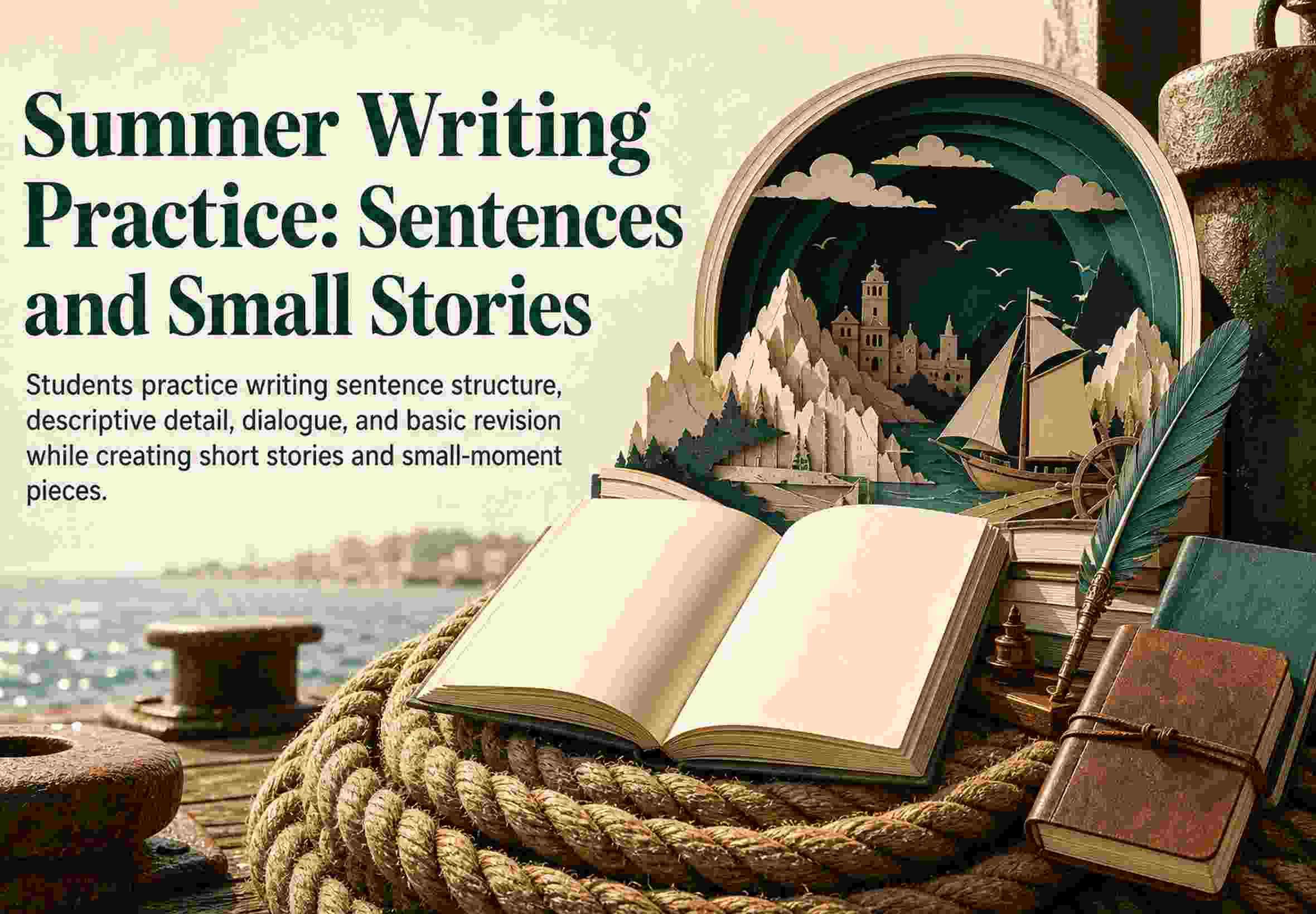 Summer Writing Practice: Sentences and Small Stories