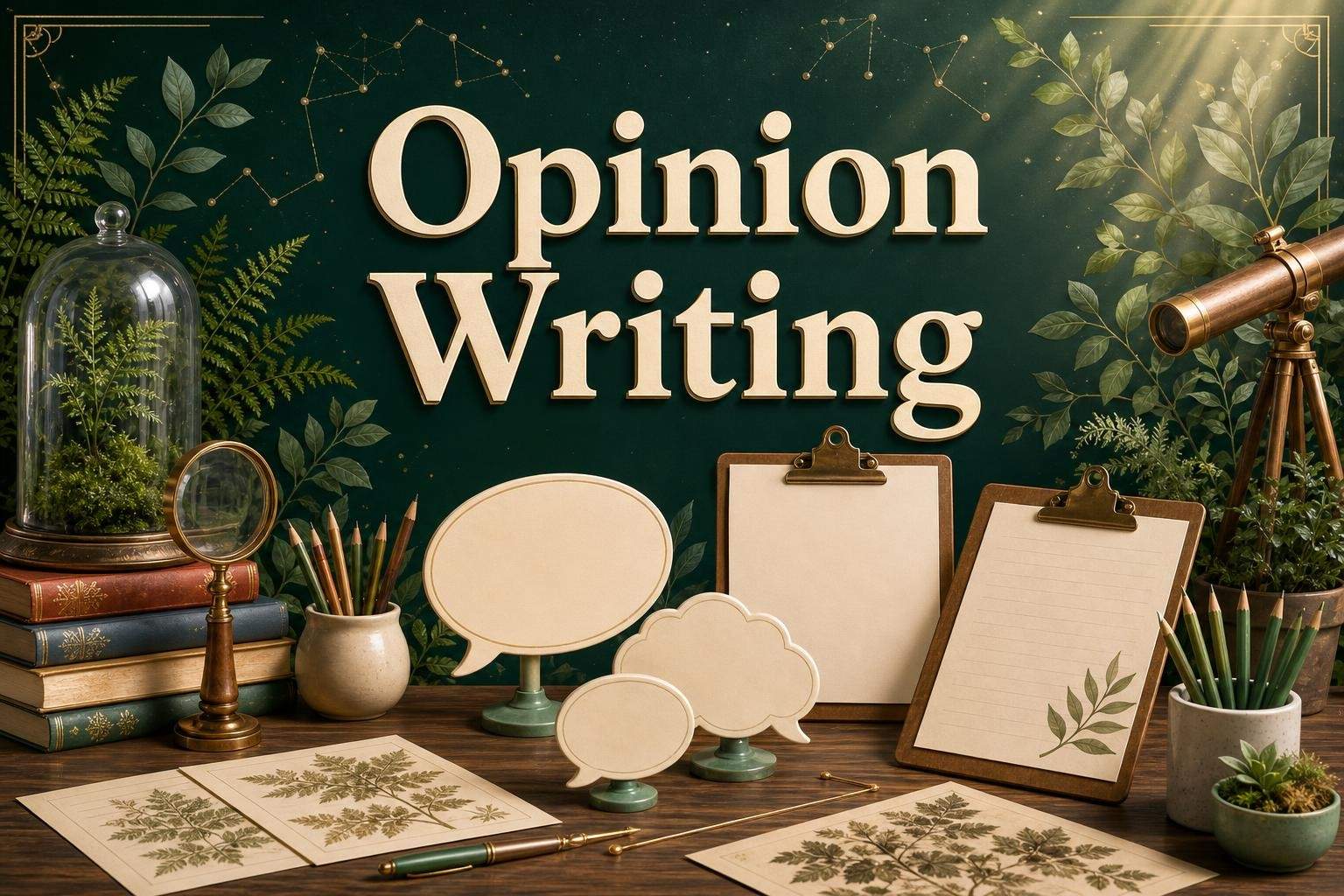 Opinion Writing: State and Support a Point of View
