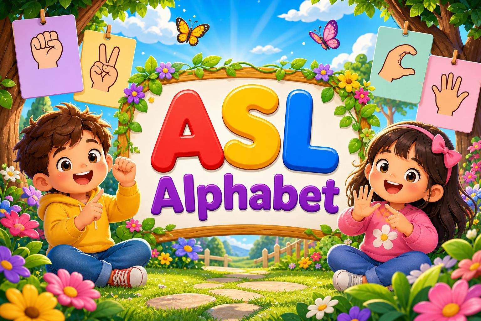 ASL Alphabet & Sight Word Signs