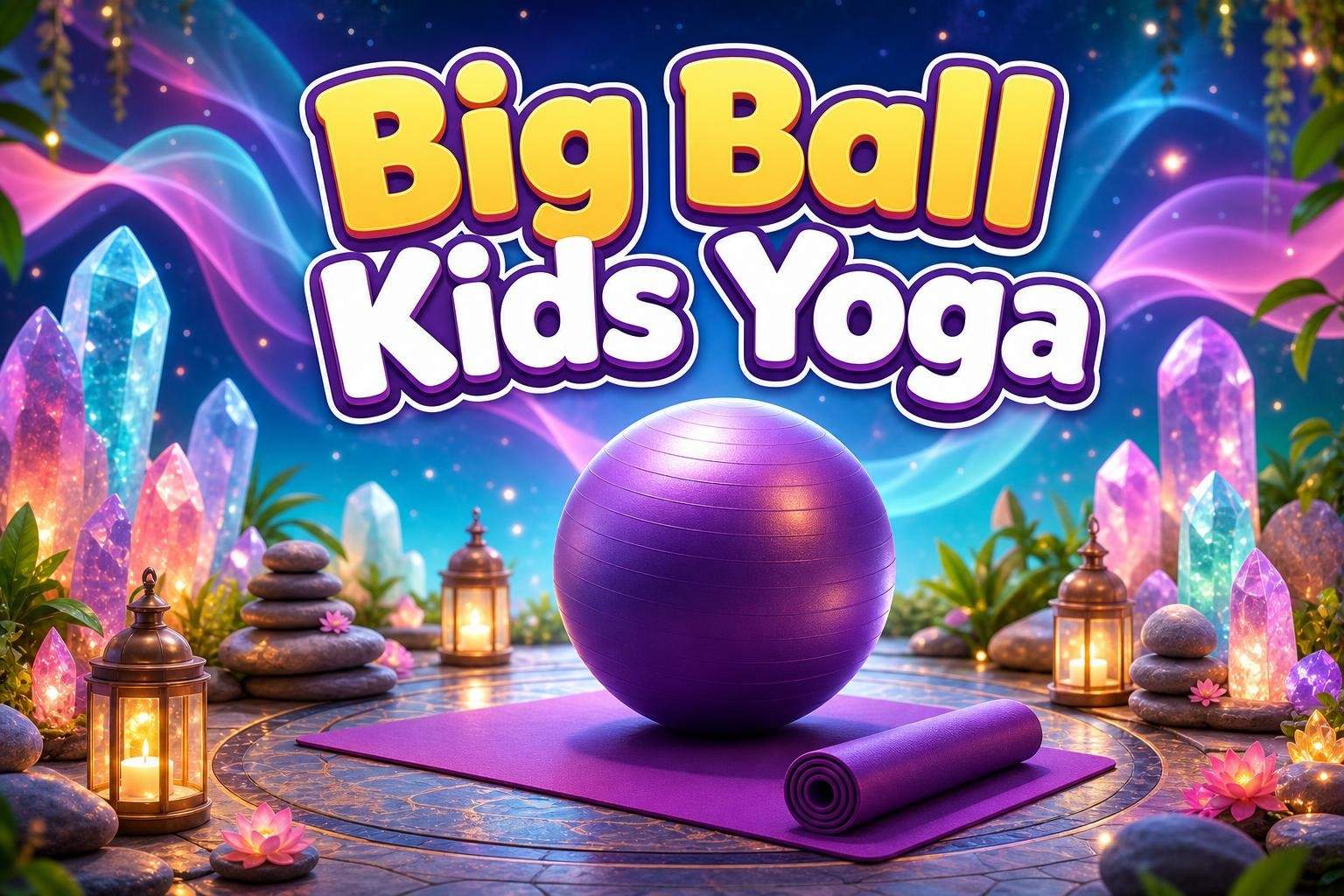 Big Ball Kids Yoga: Balance, Strength, and Breath