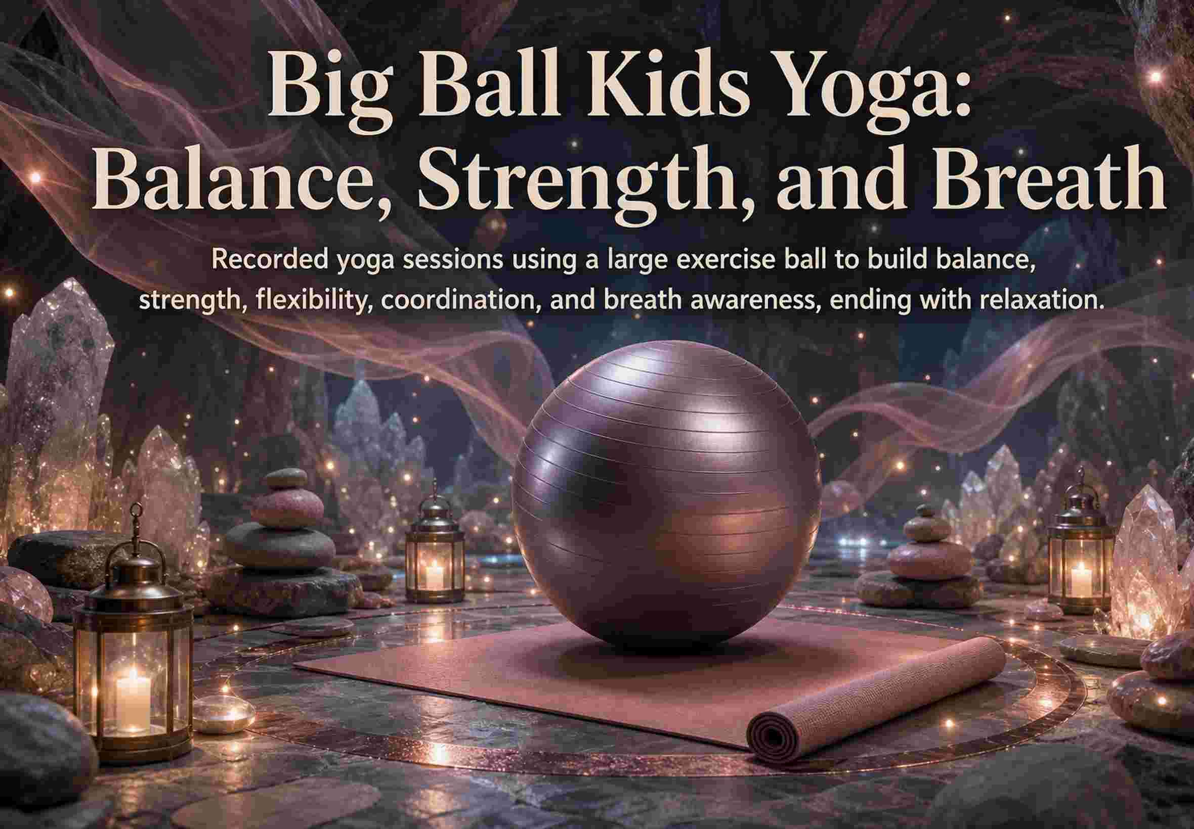Big Ball Kids Yoga: Balance, Strength, and Breath