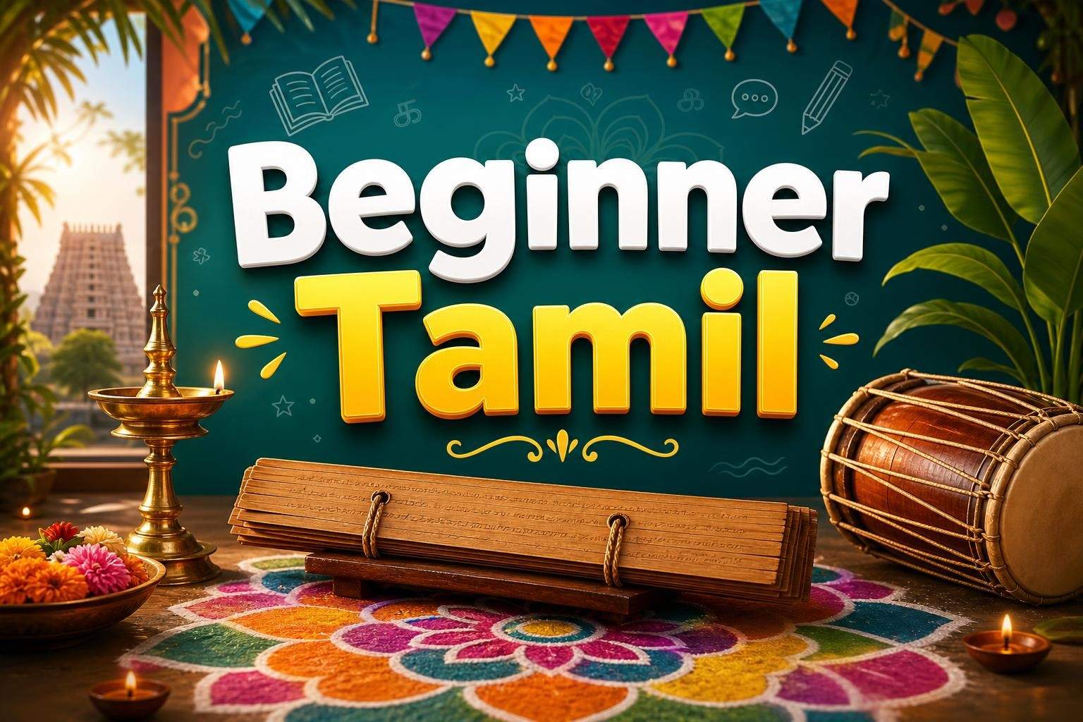 Beginner Tamil: Speaking, Reading & Writing (One‑on‑One)