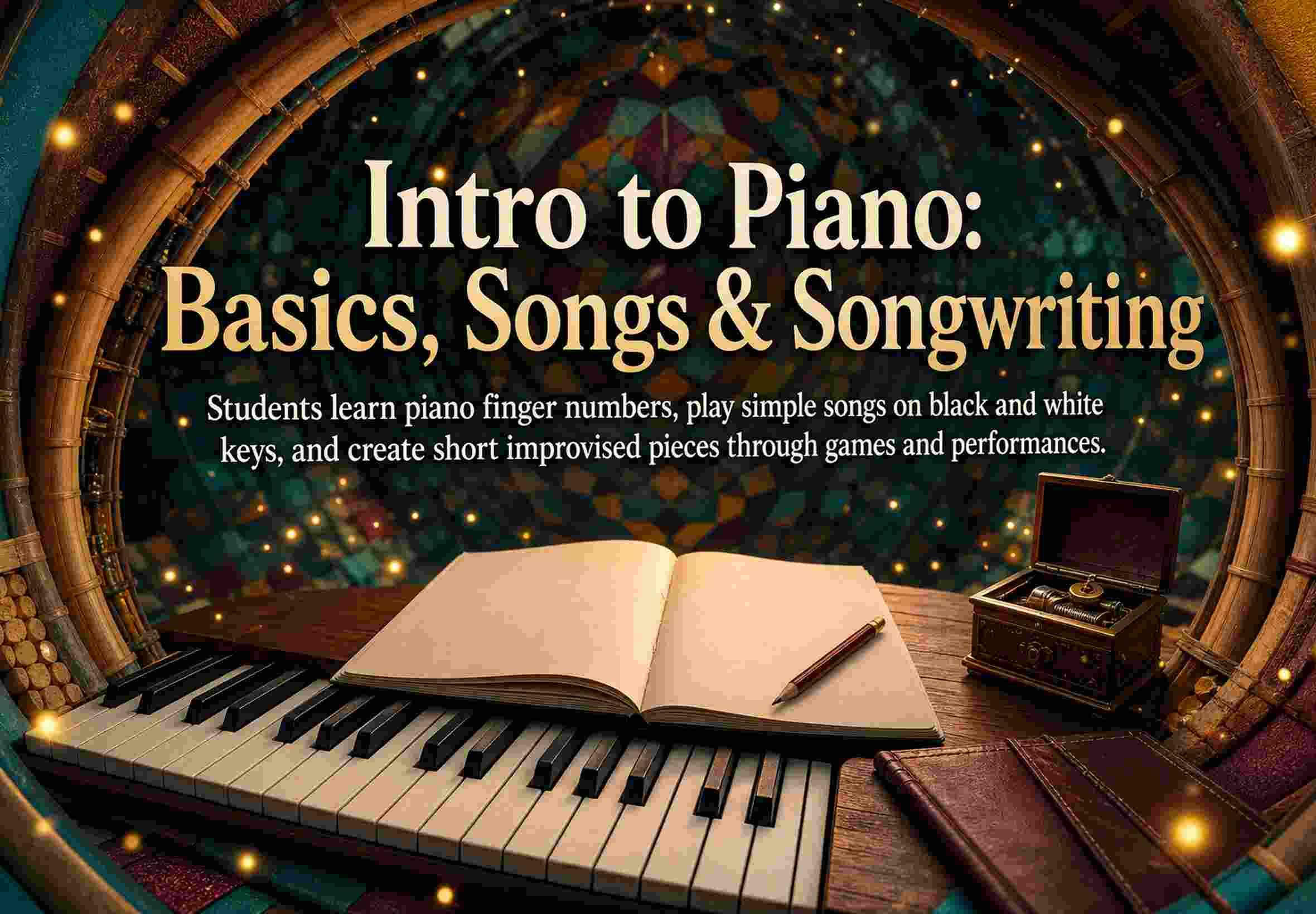 Intro to Piano: Basics, Songs & Songwriting