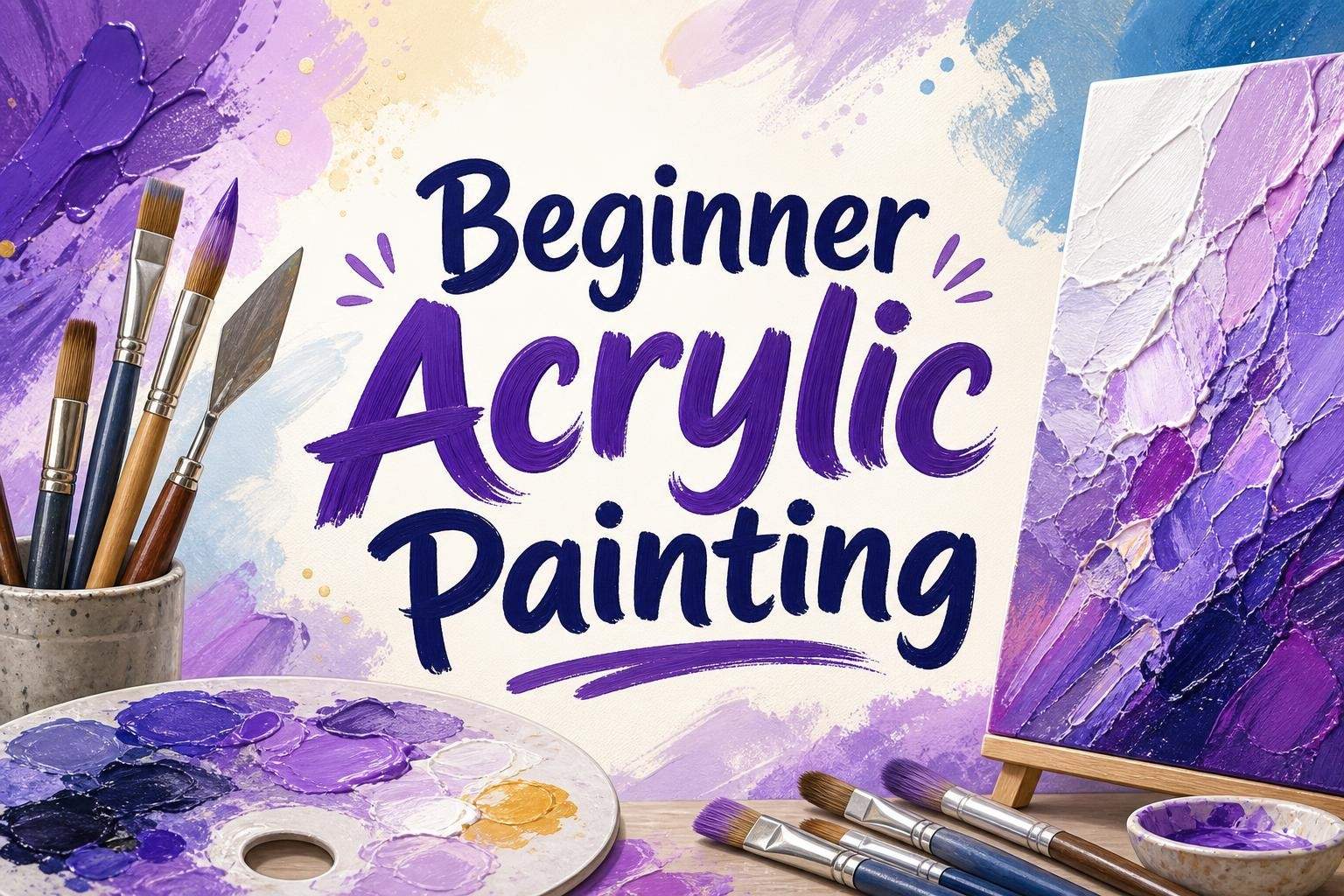 Beginner Acrylic Painting: Step-by-Step Projects