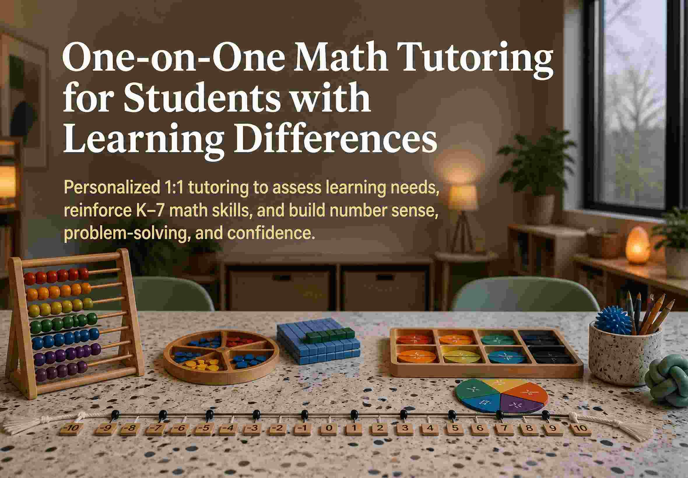 One-on-One Math Tutoring for Students with Learning Differences