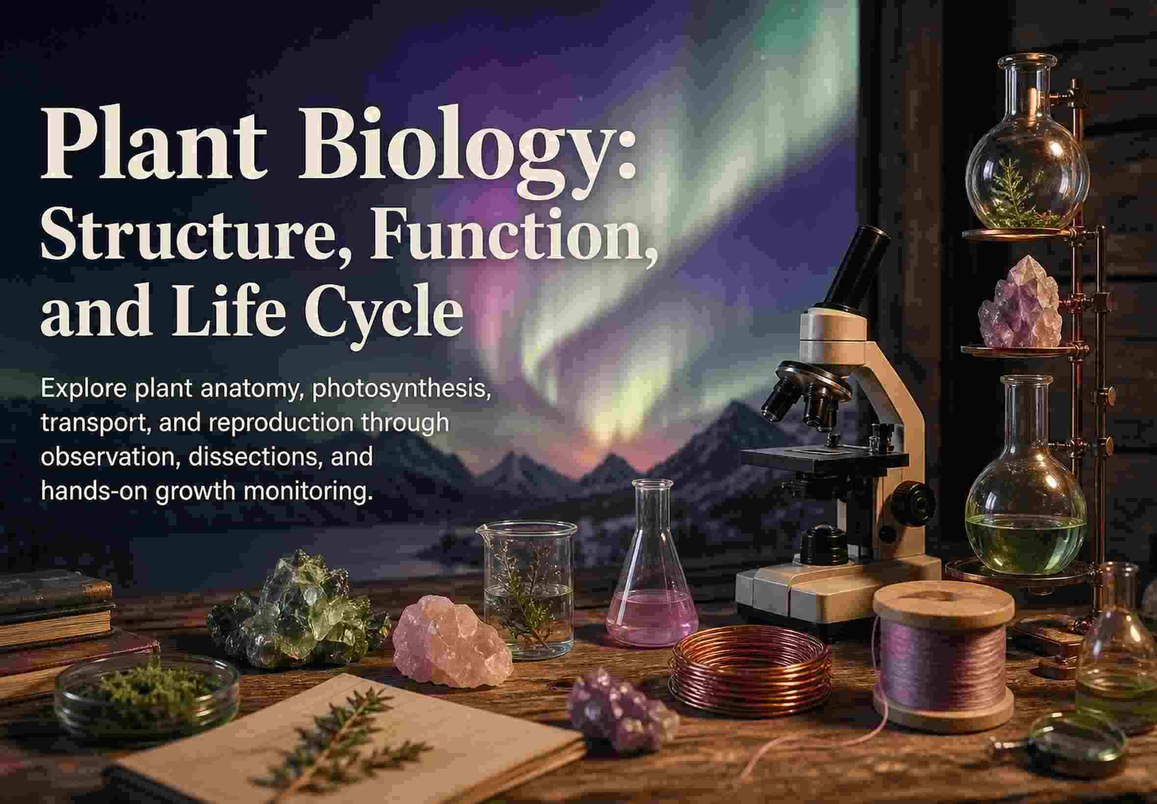 Plant Biology: Structure, Function, and Life Cycle