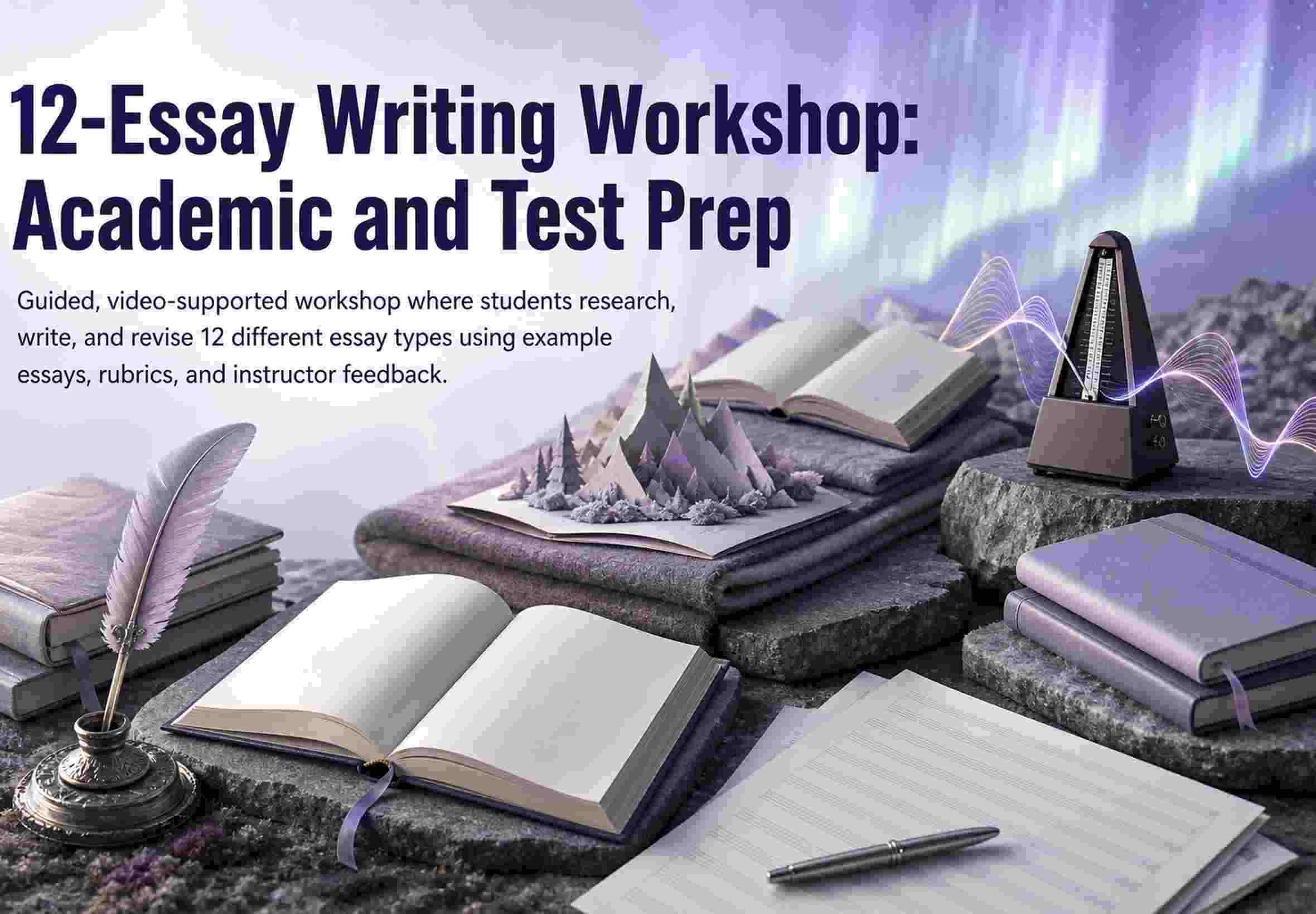 12-Essay Writing Workshop: Academic and Test Prep