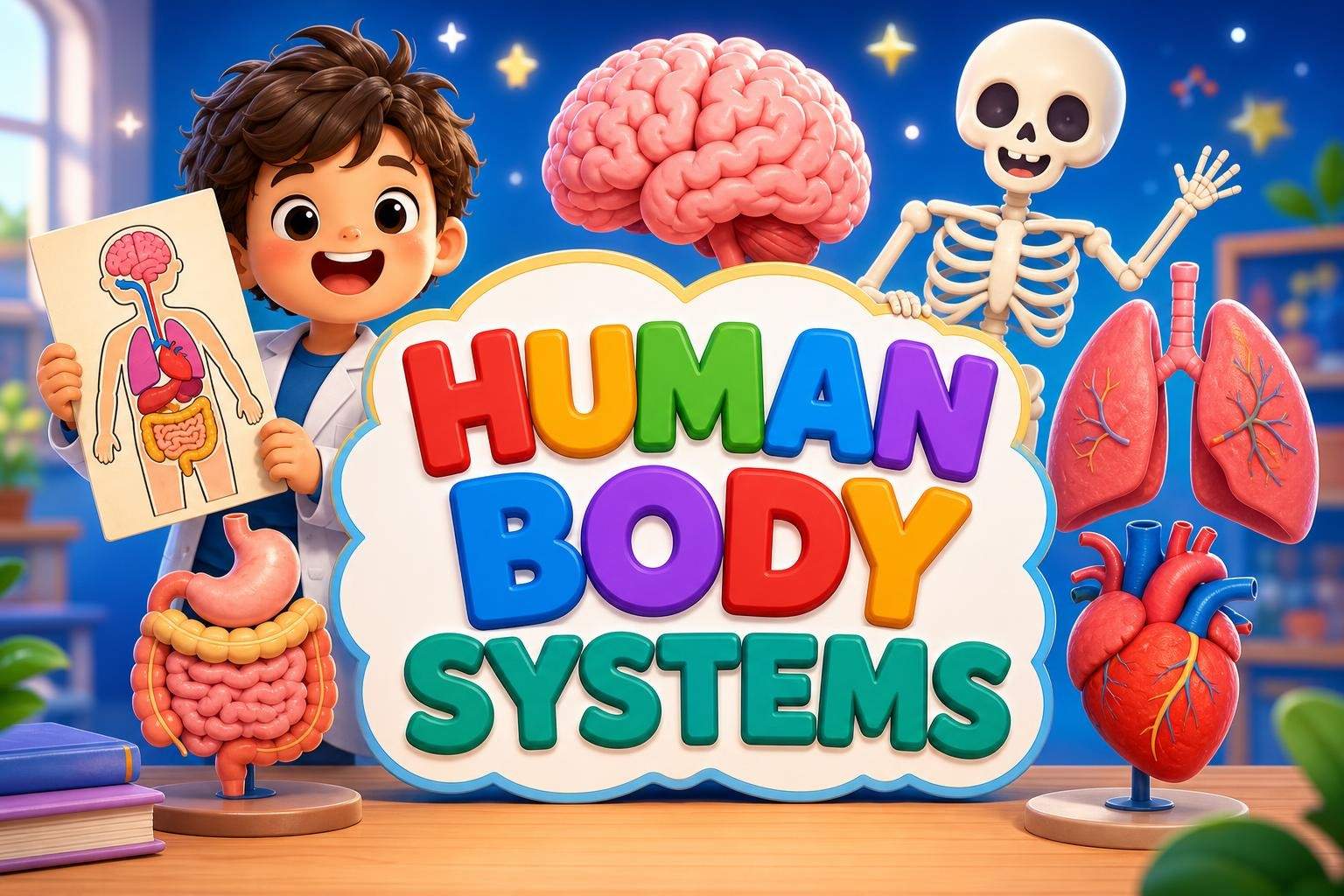 Human Body Systems with Coordinating Crafts