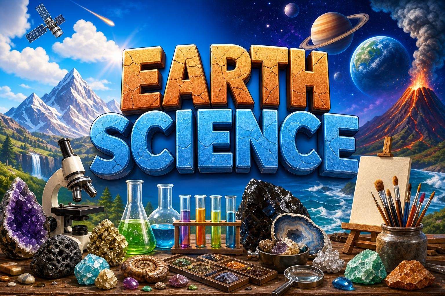 Earth Science (Summer): Geology, Weather, Oceans & Space
