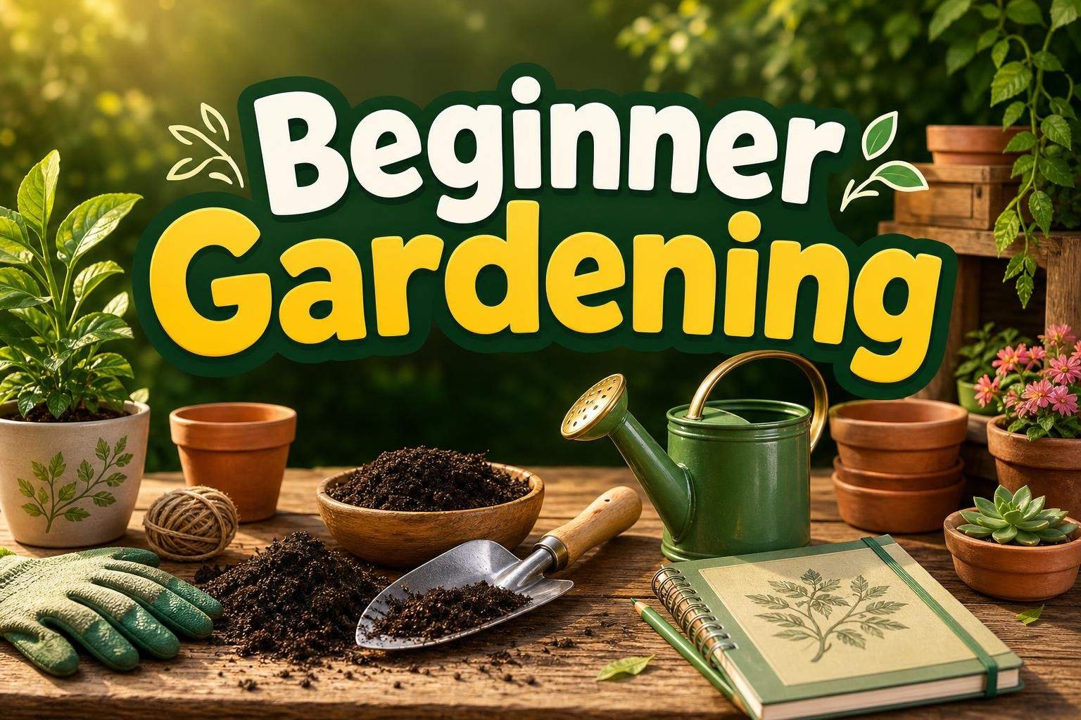 Beginner Gardening: Plant Basics, Garden Journal & Presentations