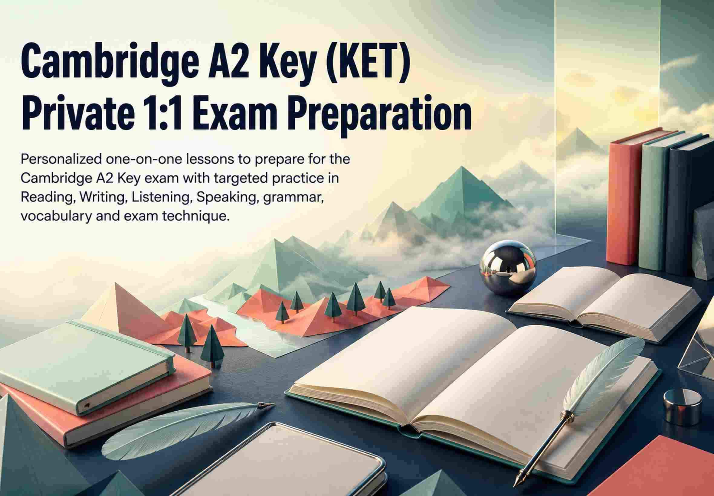 Cambridge A2 Key (KET) Private 1:1 Exam Preparation