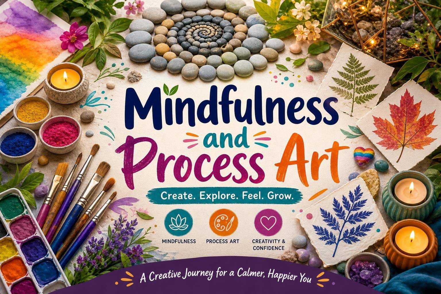 Mindfulness and Process Art: Nature-Inspired Creative Practice