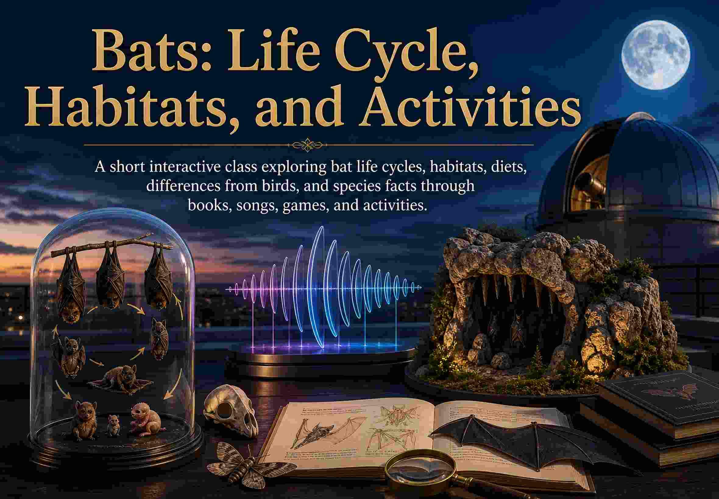 Bats: Life Cycle, Habitats, and Activities