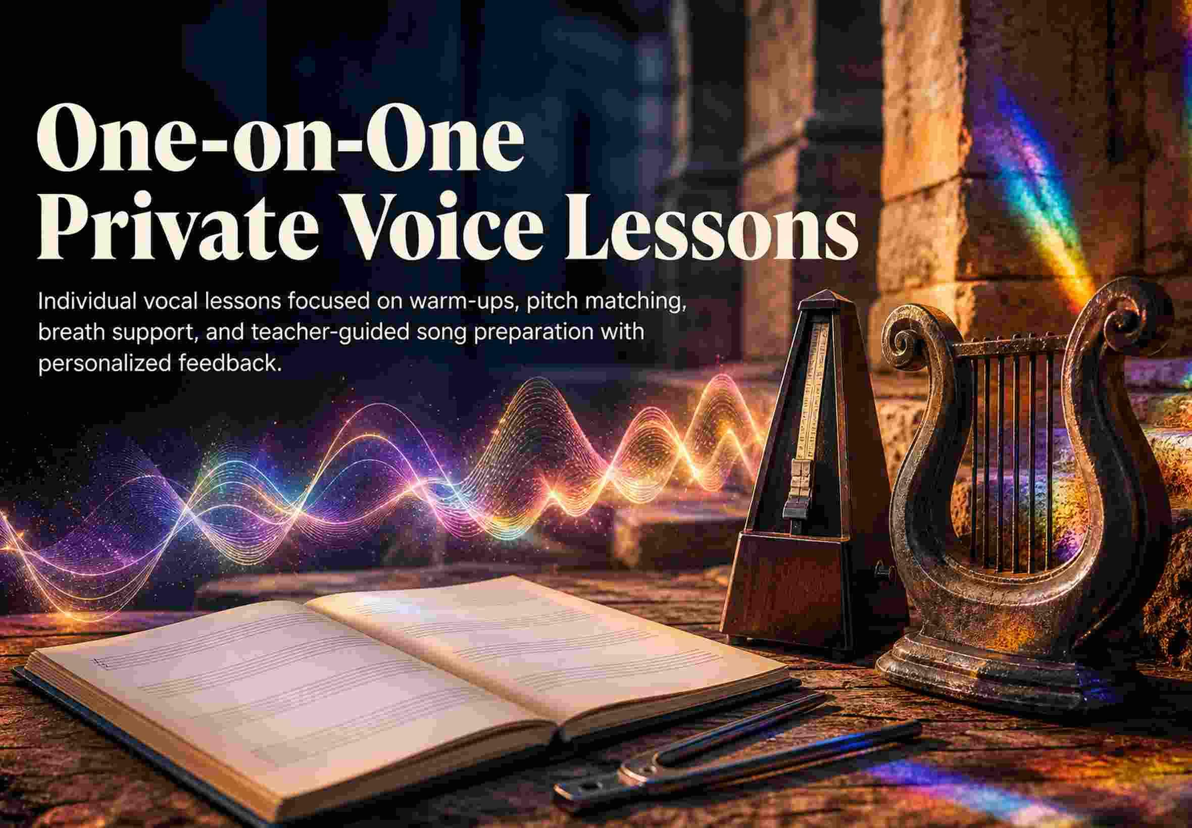 One-on-One Private Voice Lessons
