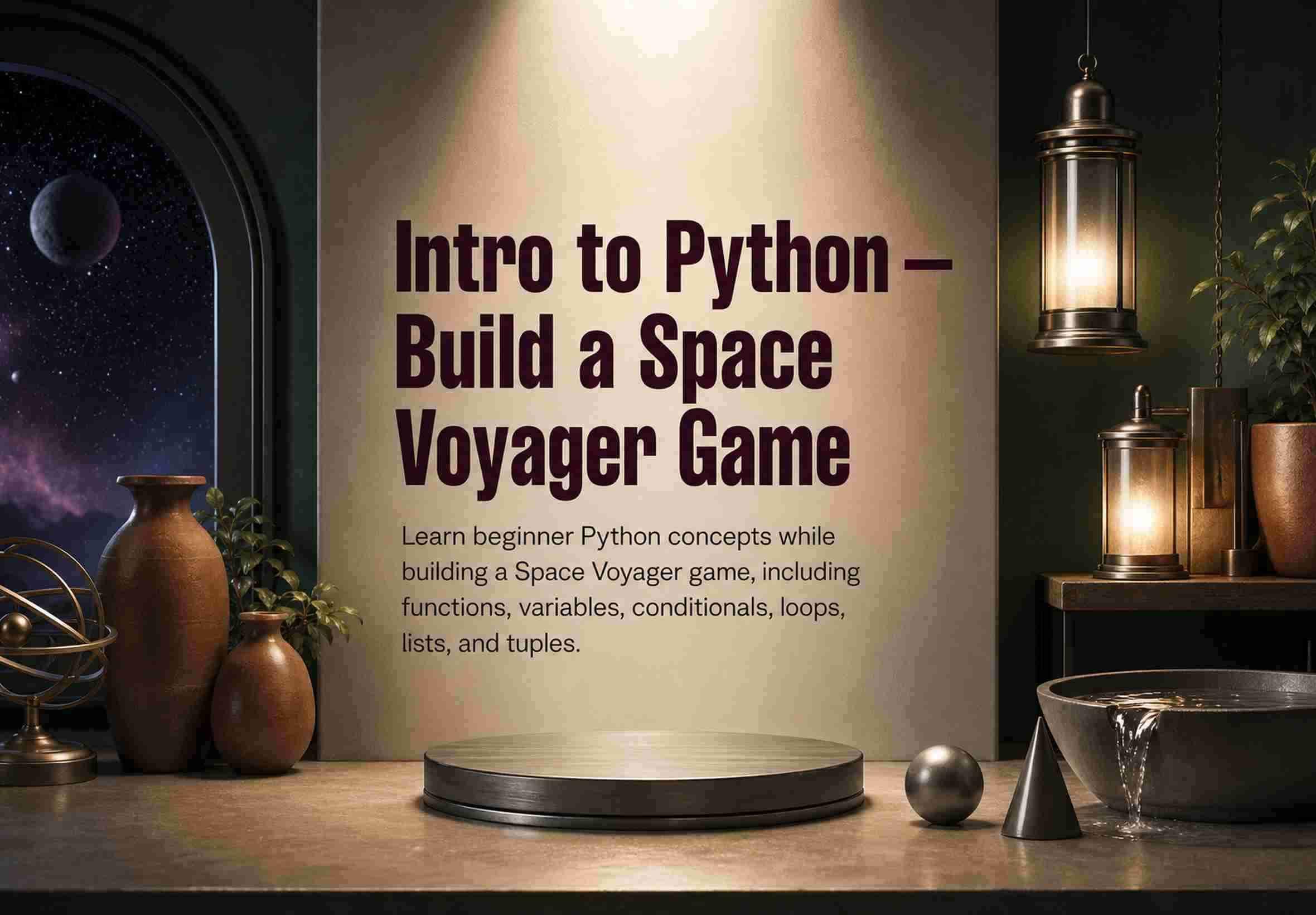 Intro to Python — Build a Space Voyager Game