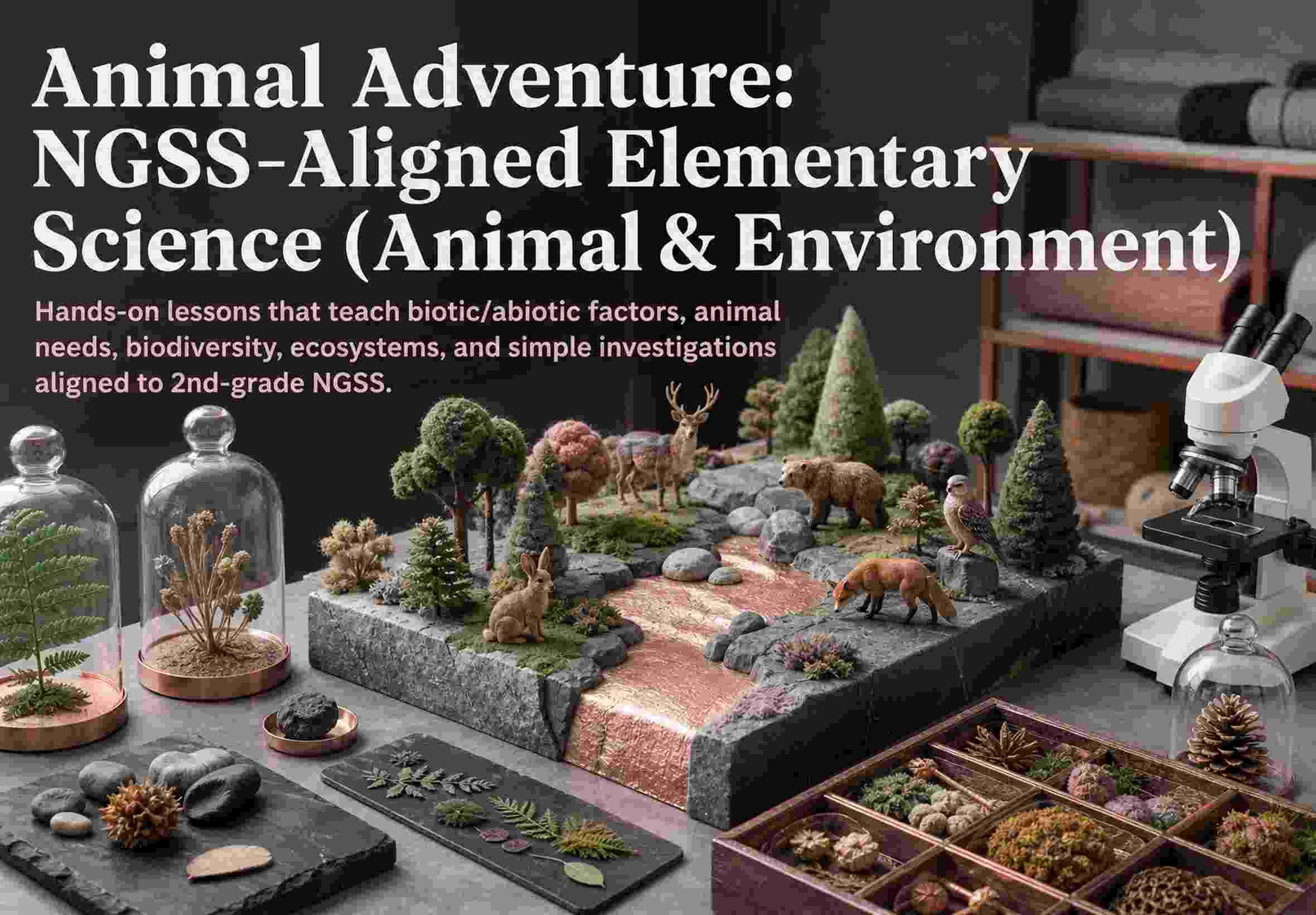 Animal Adventure: NGSS-Aligned Elementary Science (Animal & Environment)