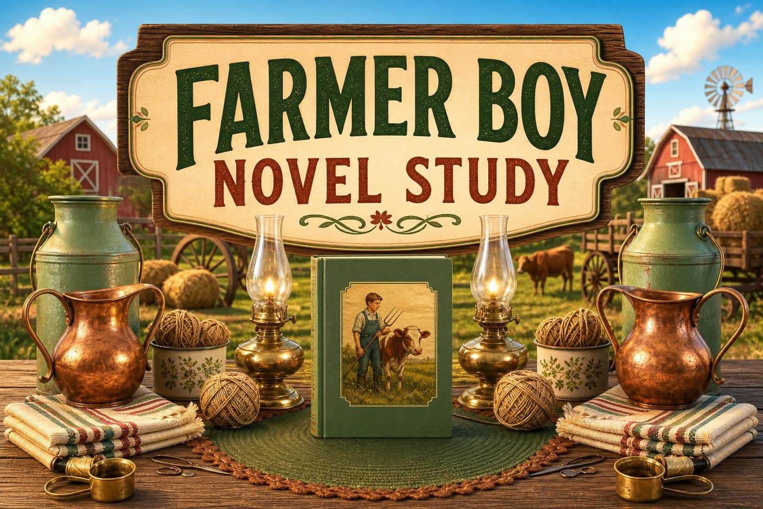 Farmer Boy Novel Study: 19th-Century Farm Life