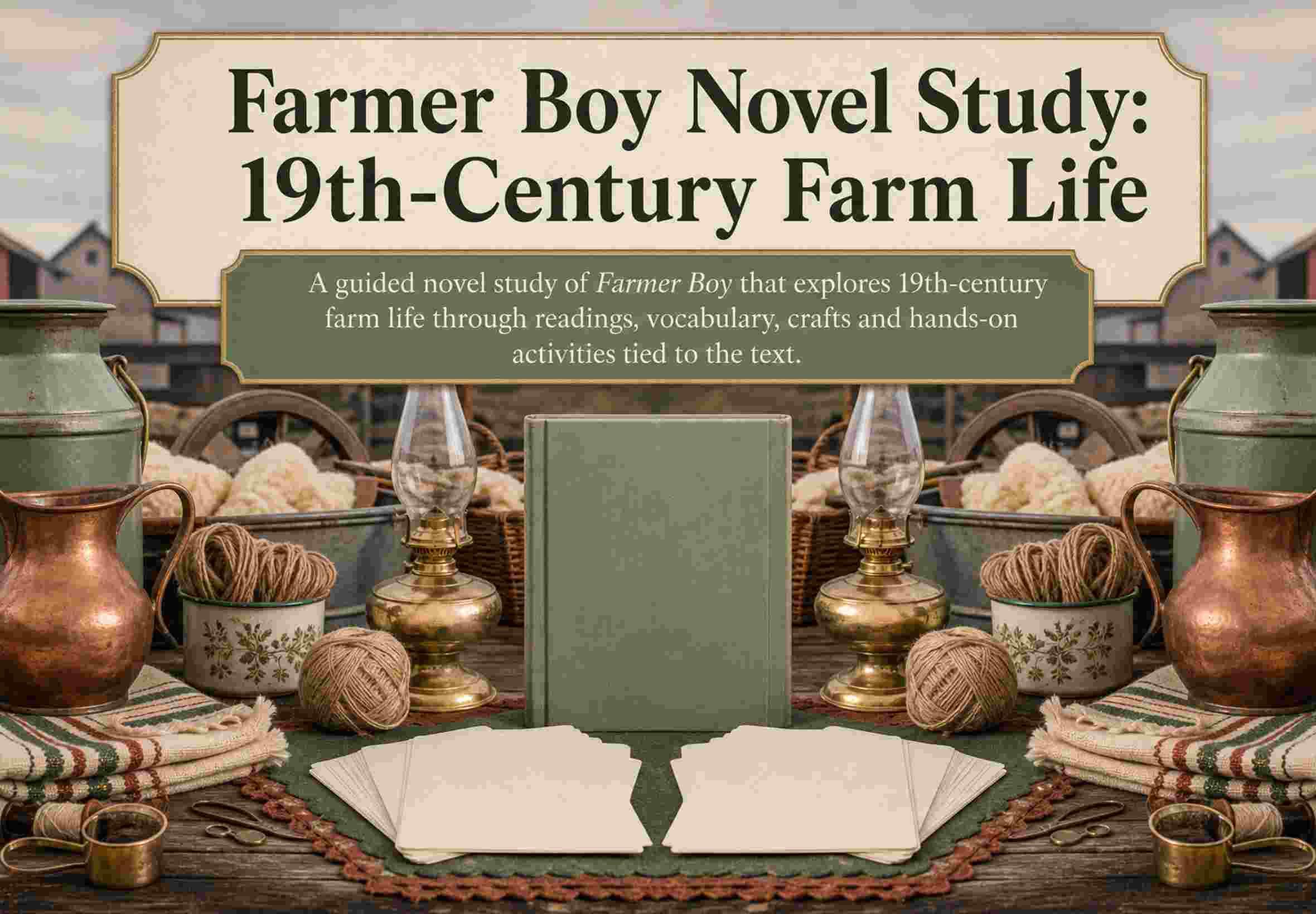 Farmer Boy Novel Study: 19th-Century Farm Life