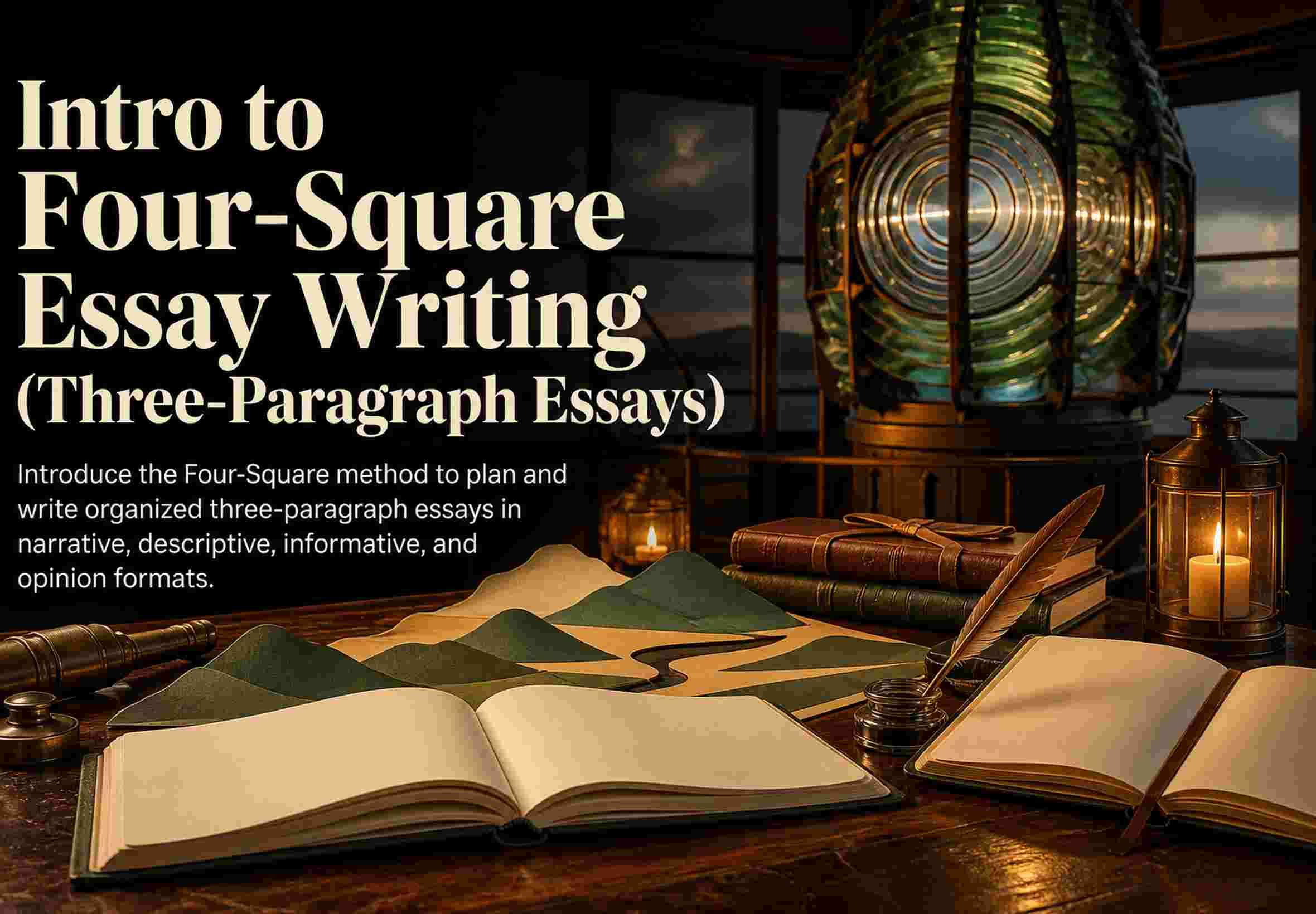 Intro to Four‑Square Essay Writing (Three‑Paragraph Essays)
