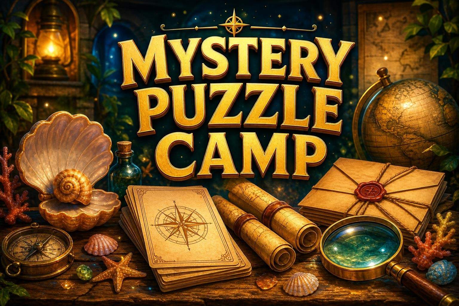 Mystery Puzzle Camp: Logic and Riddle Solving