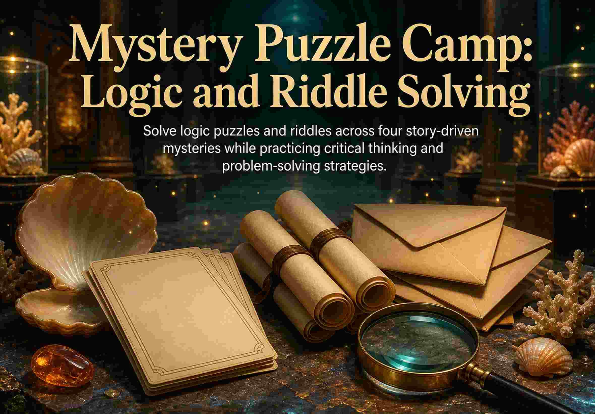 Mystery Puzzle Camp: Logic and Riddle Solving