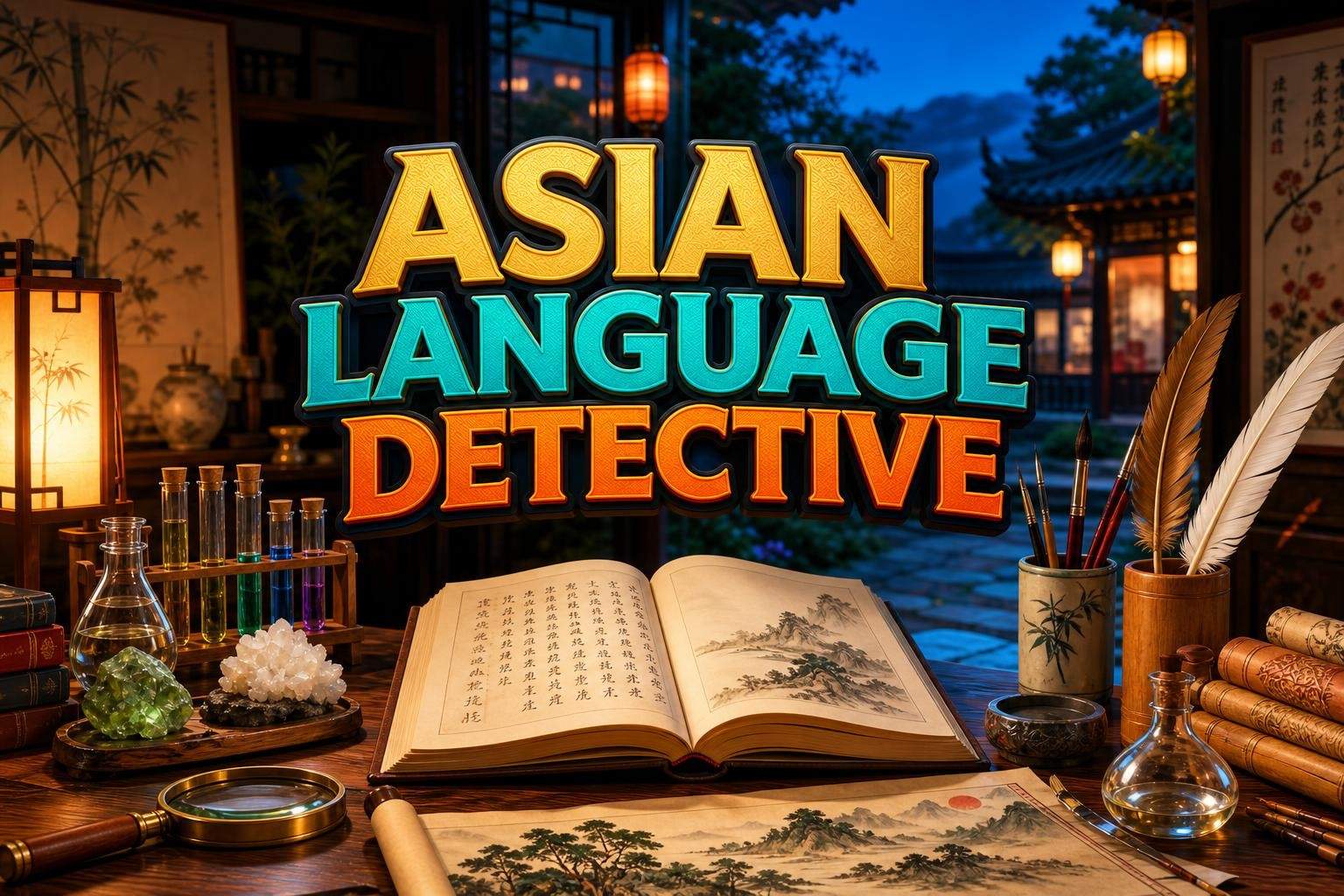 Asian Language Detective: Compare Chinese, Japanese, and Korean