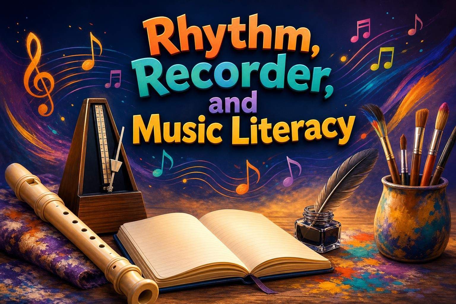 Homeschool Music Curriculum (Grades 3–5): Rhythm, Recorder, and Music Literacy