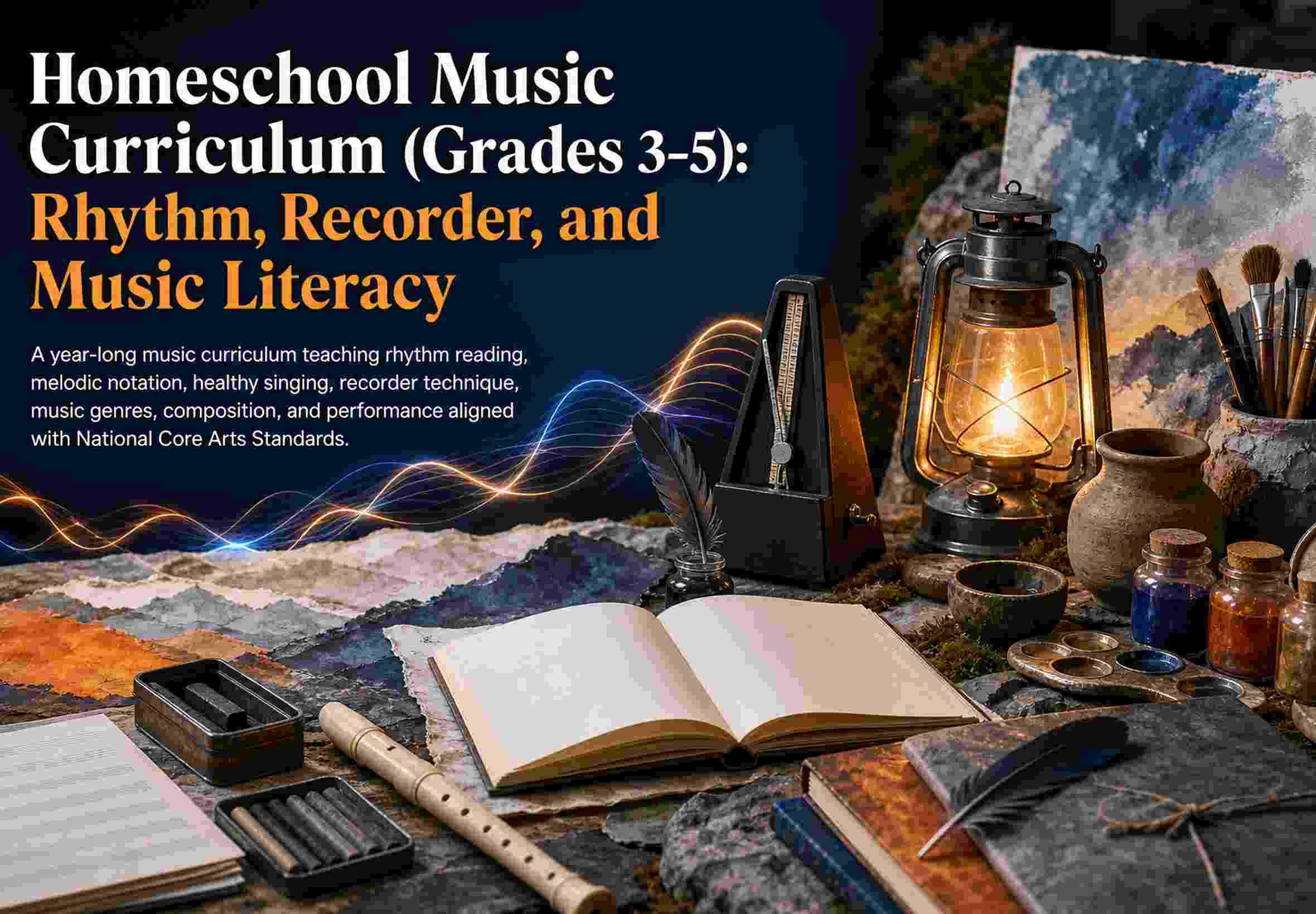 Homeschool Music Curriculum (Grades 3–5): Rhythm, Recorder, and Music Literacy