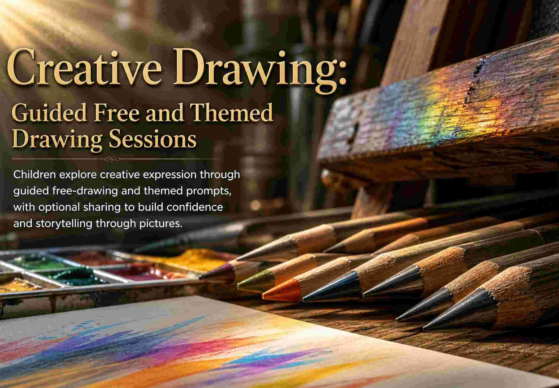 Creative Drawing: Guided Free and Themed Drawing Sessions