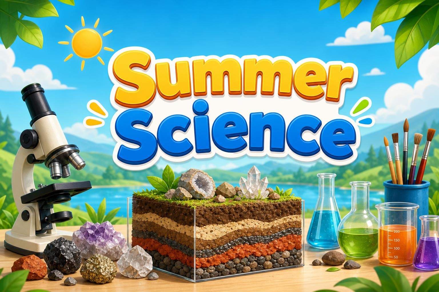 First Grade Summer Science: Hands-on Experiments & STEM