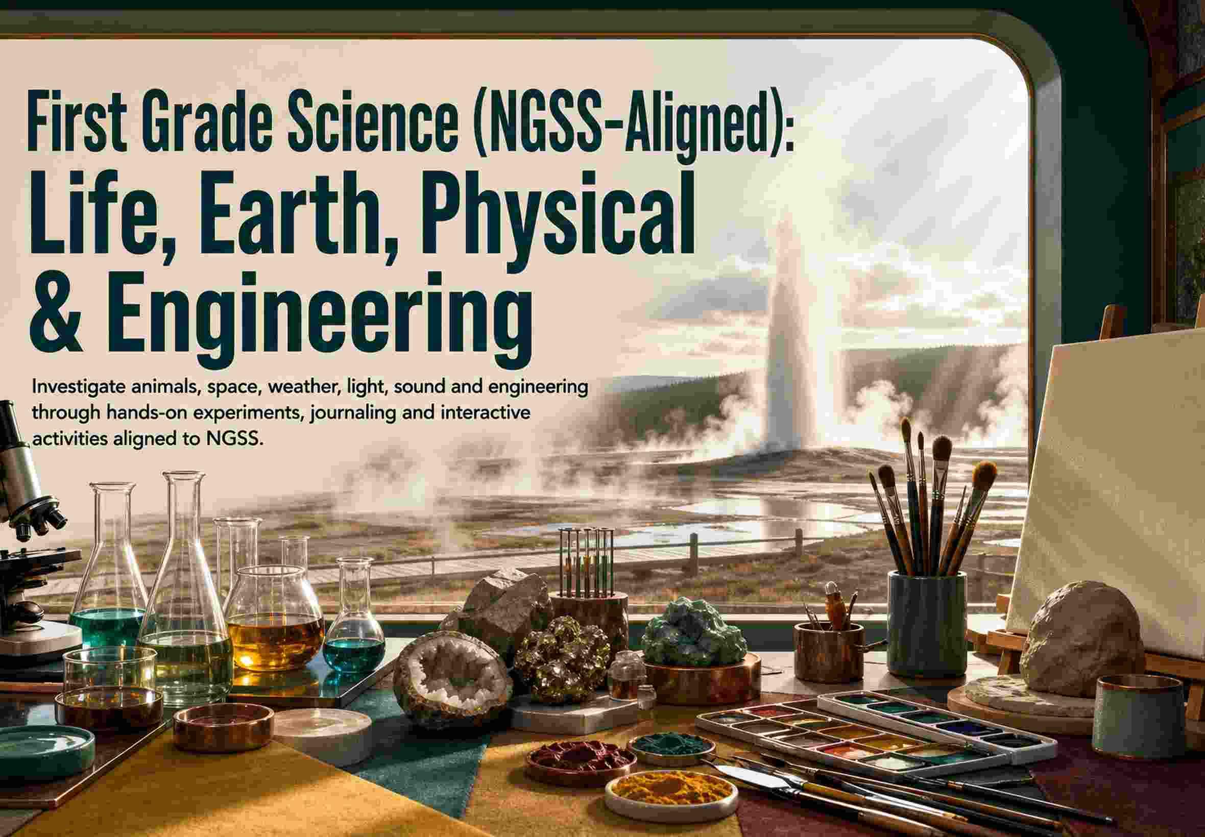 First Grade Science (NGSS-Aligned): Life, Earth, Physical & Engineering