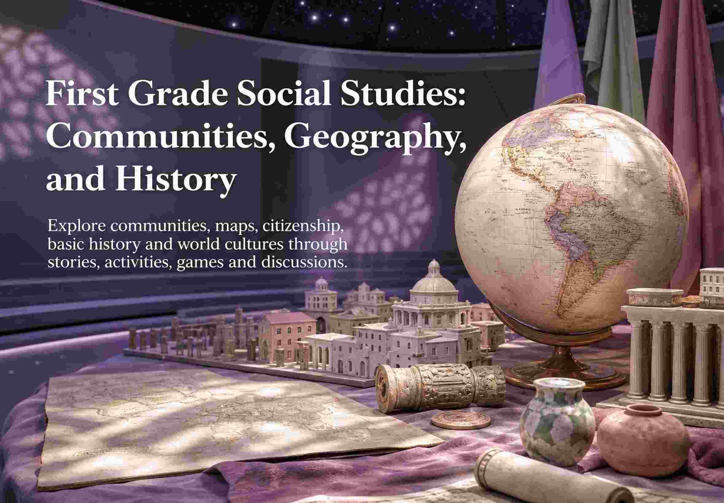 First Grade Social Studies: Communities, Geography, and History