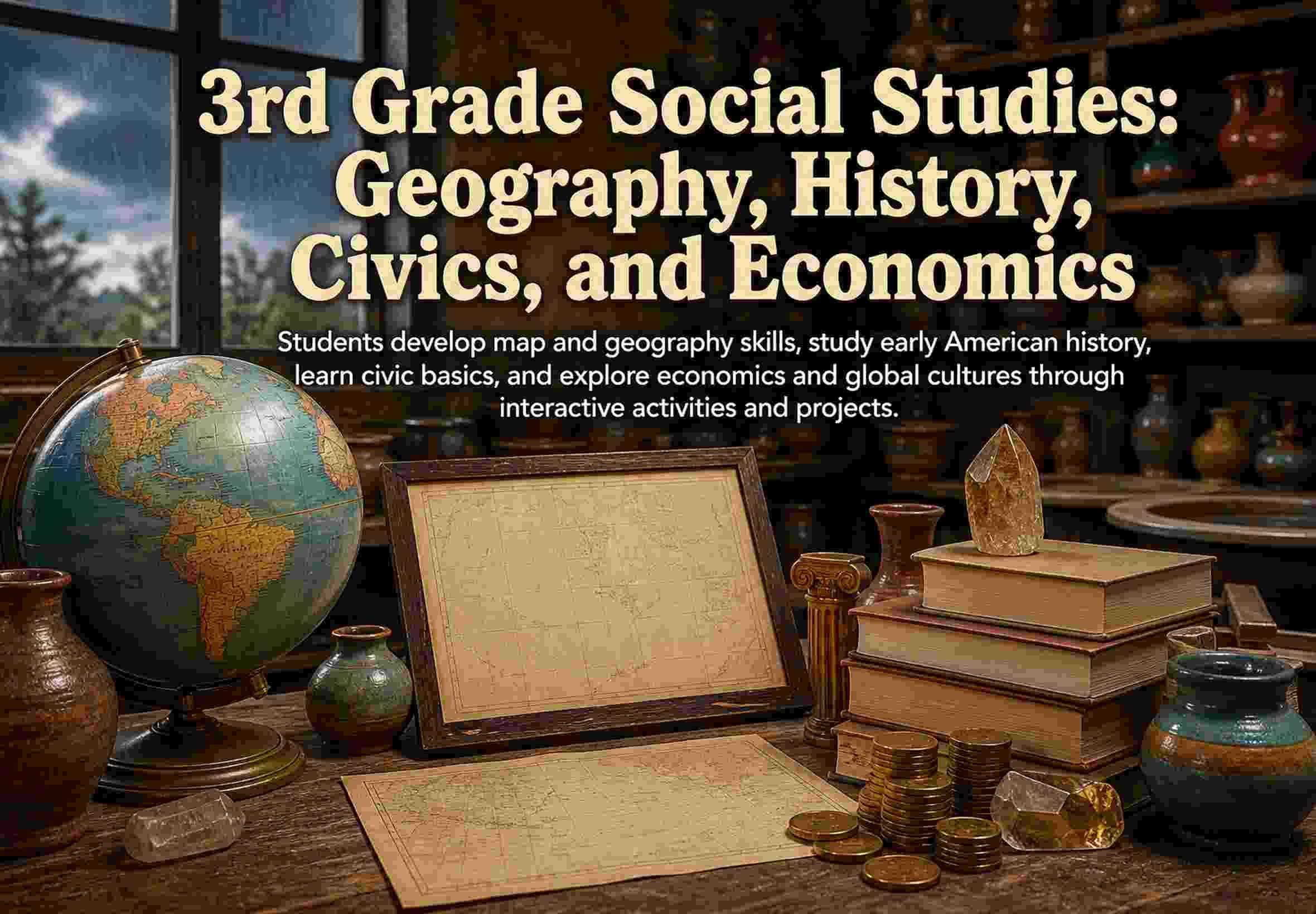 3rd Grade Social Studies: Geography, History, Civics, and Economics
