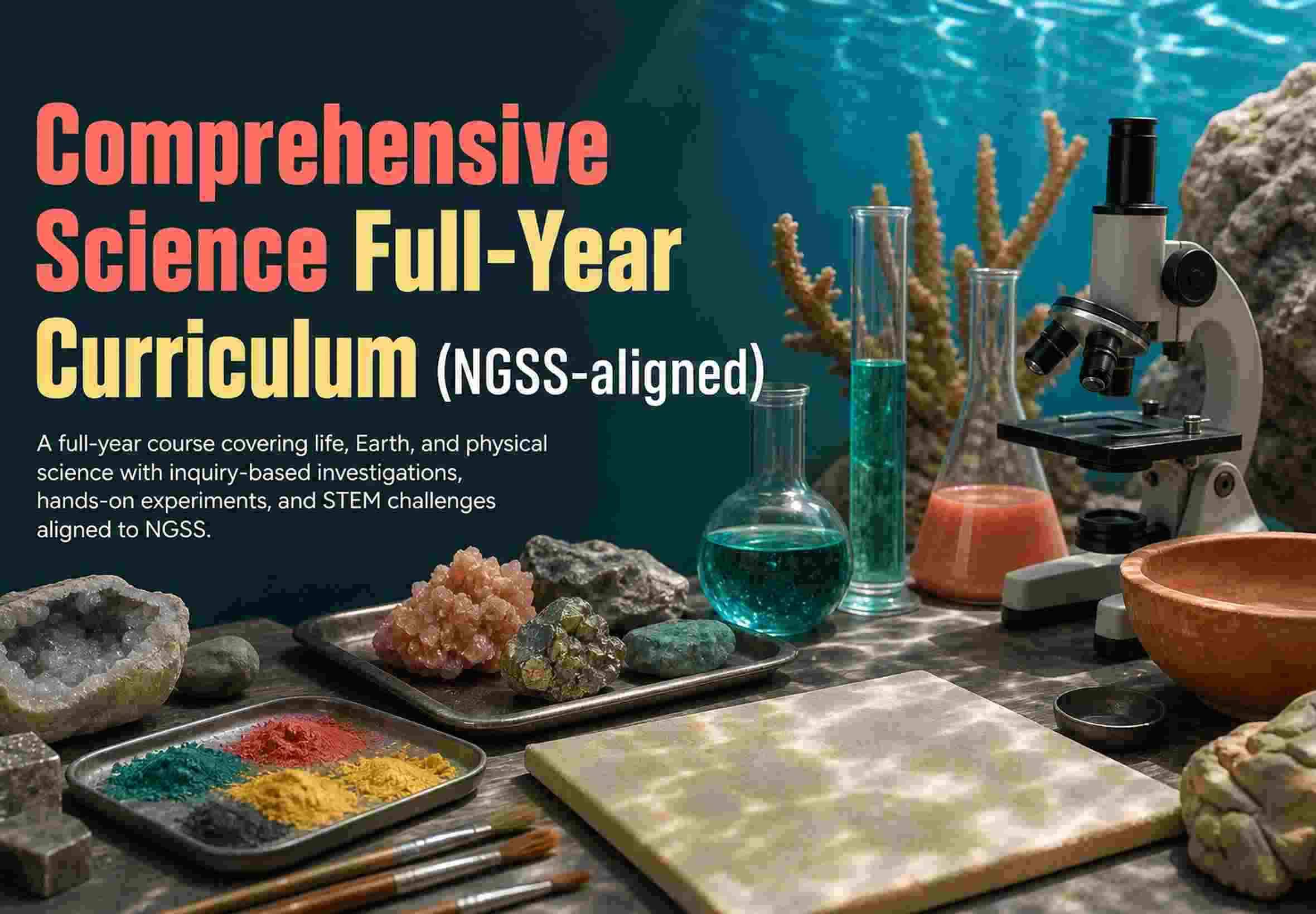 Comprehensive Science Full-Year Curriculum (NGSS-aligned)
