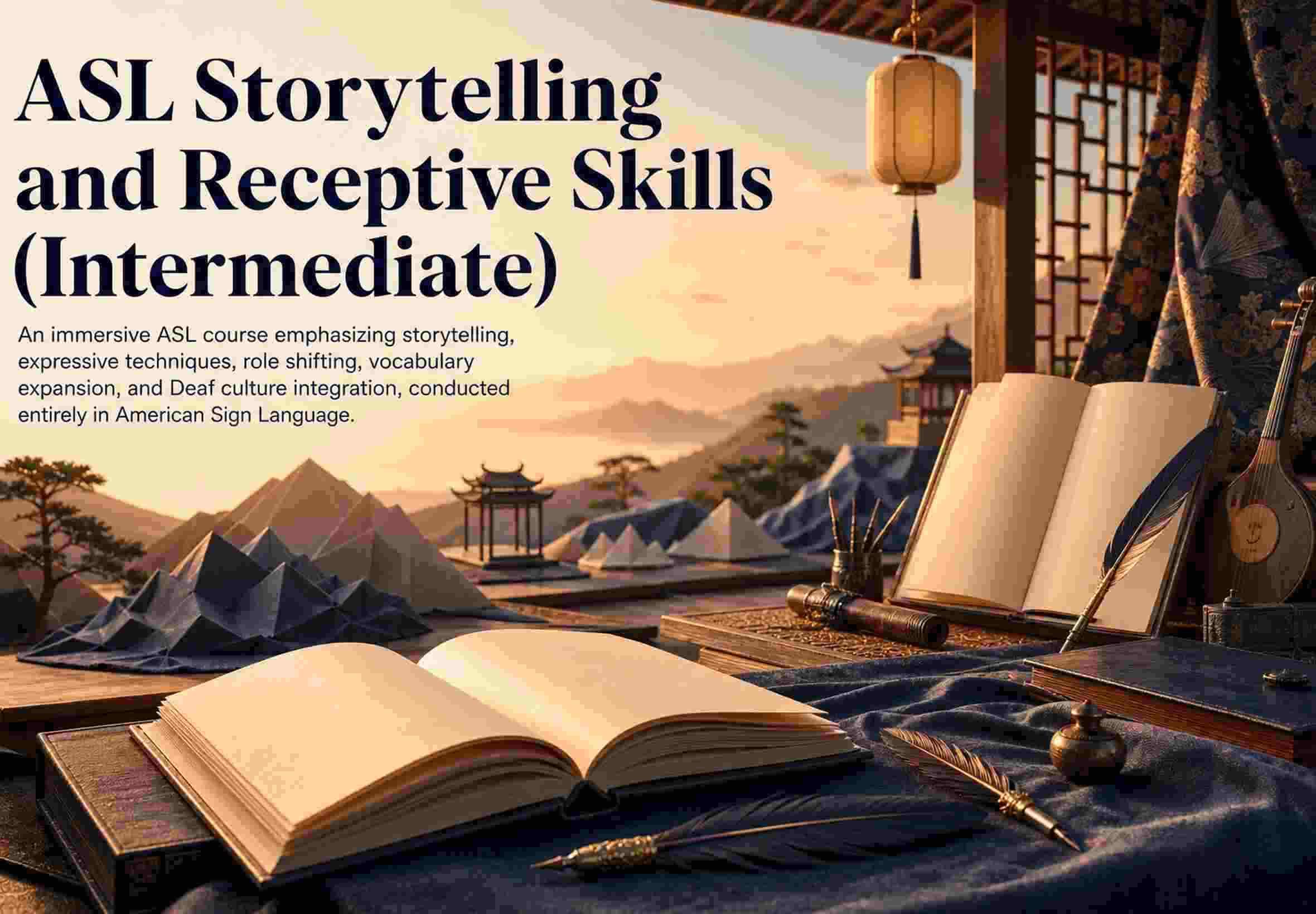 ASL Storytelling and Receptive Skills (Intermediate)