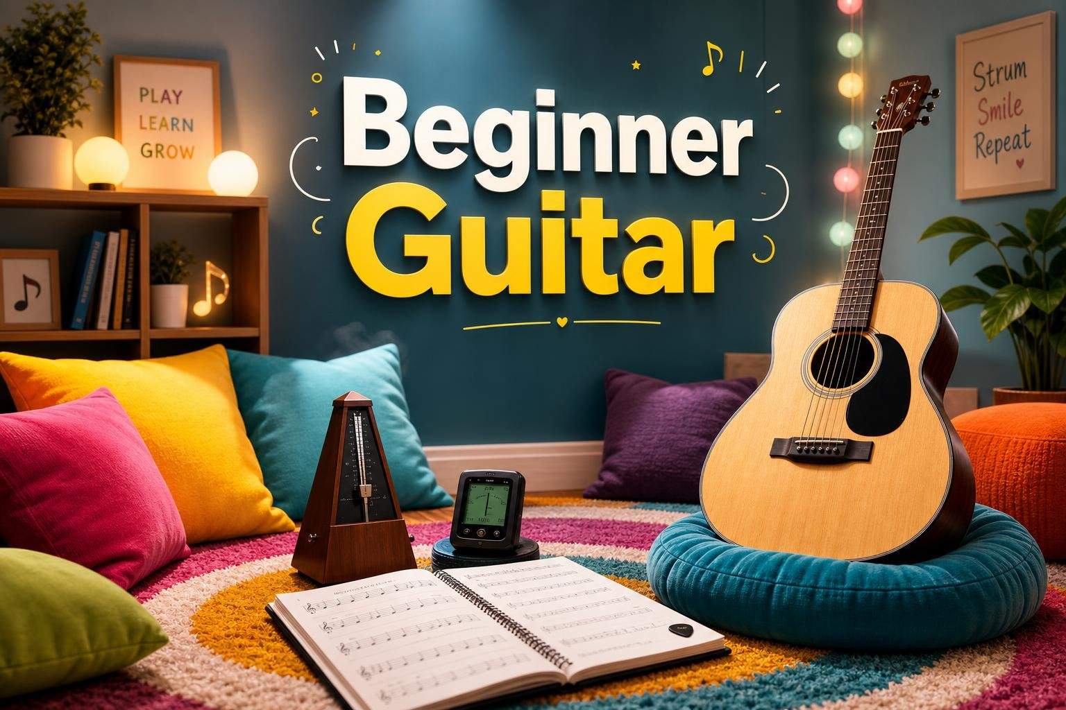 Beginner Guitar Starter Camp: Tuning, Chords, and Songs