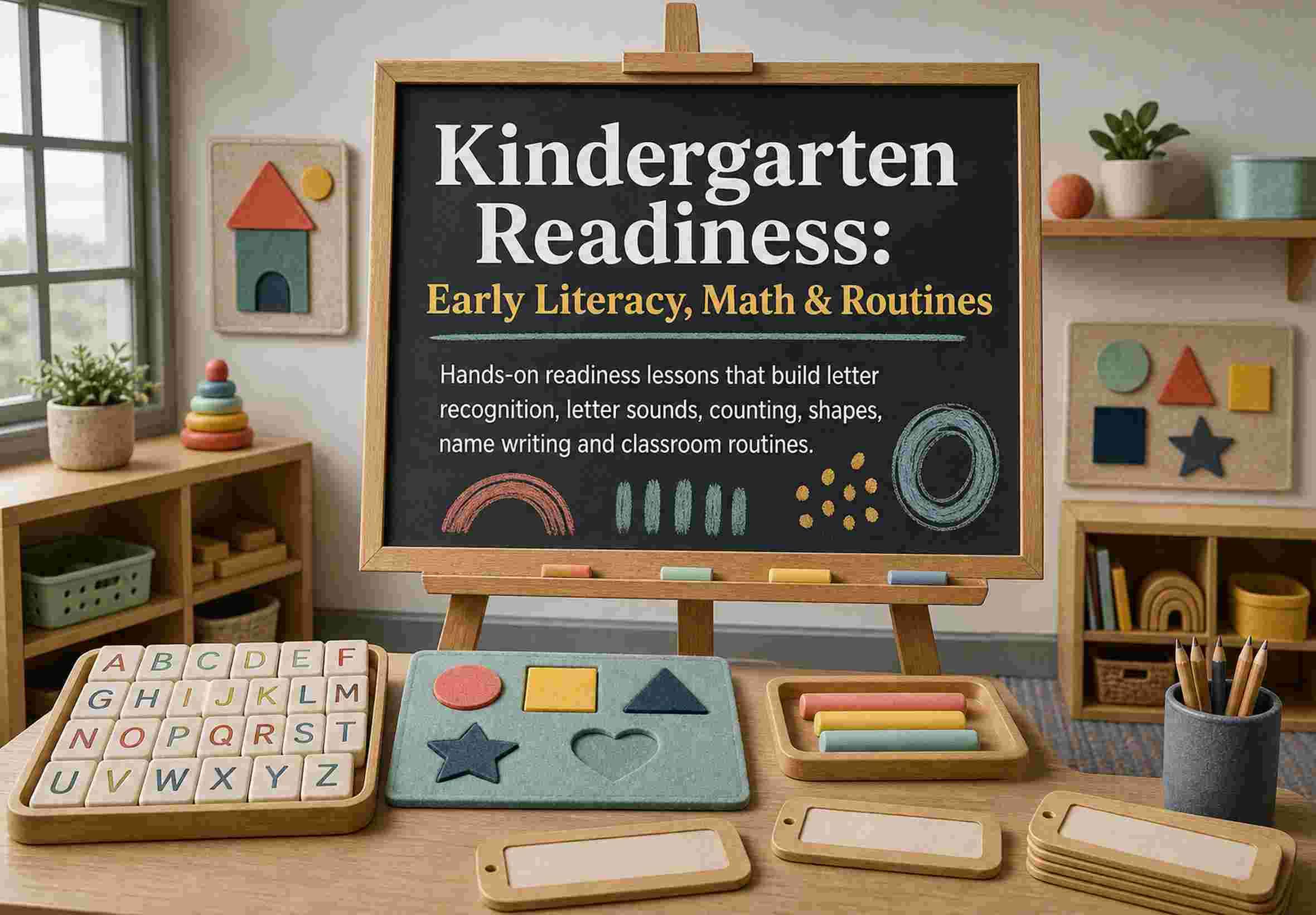 Kindergarten Readiness: Early Literacy, Math & Routines