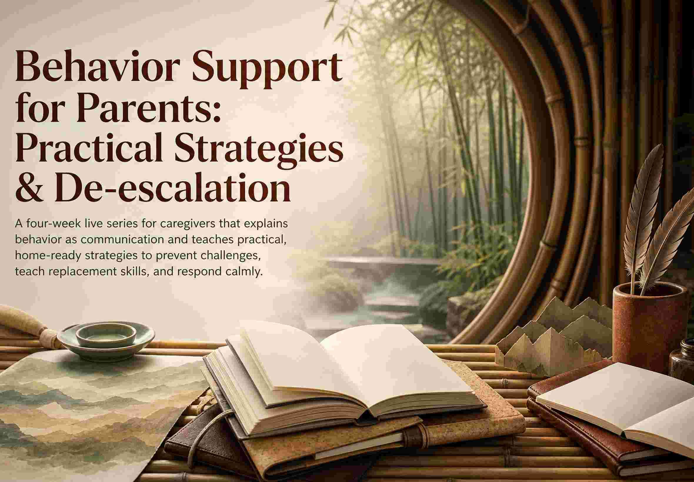 Behavior Support for Parents: Practical Strategies & De-escalation