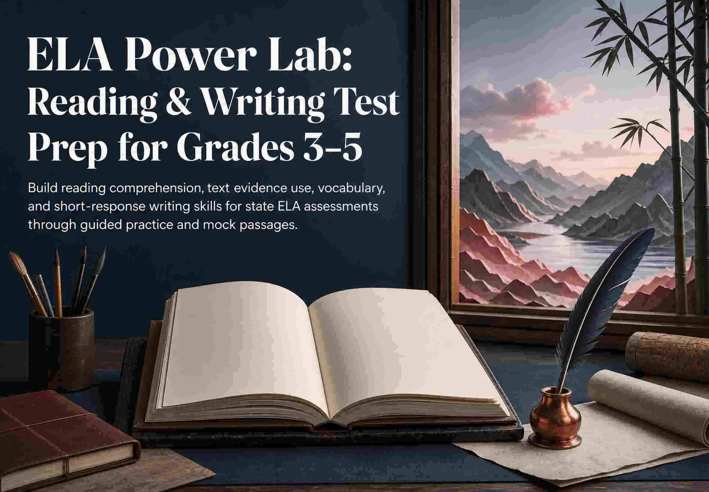 ELA Power Lab: Reading & Writing Test Prep for Grades 3–5