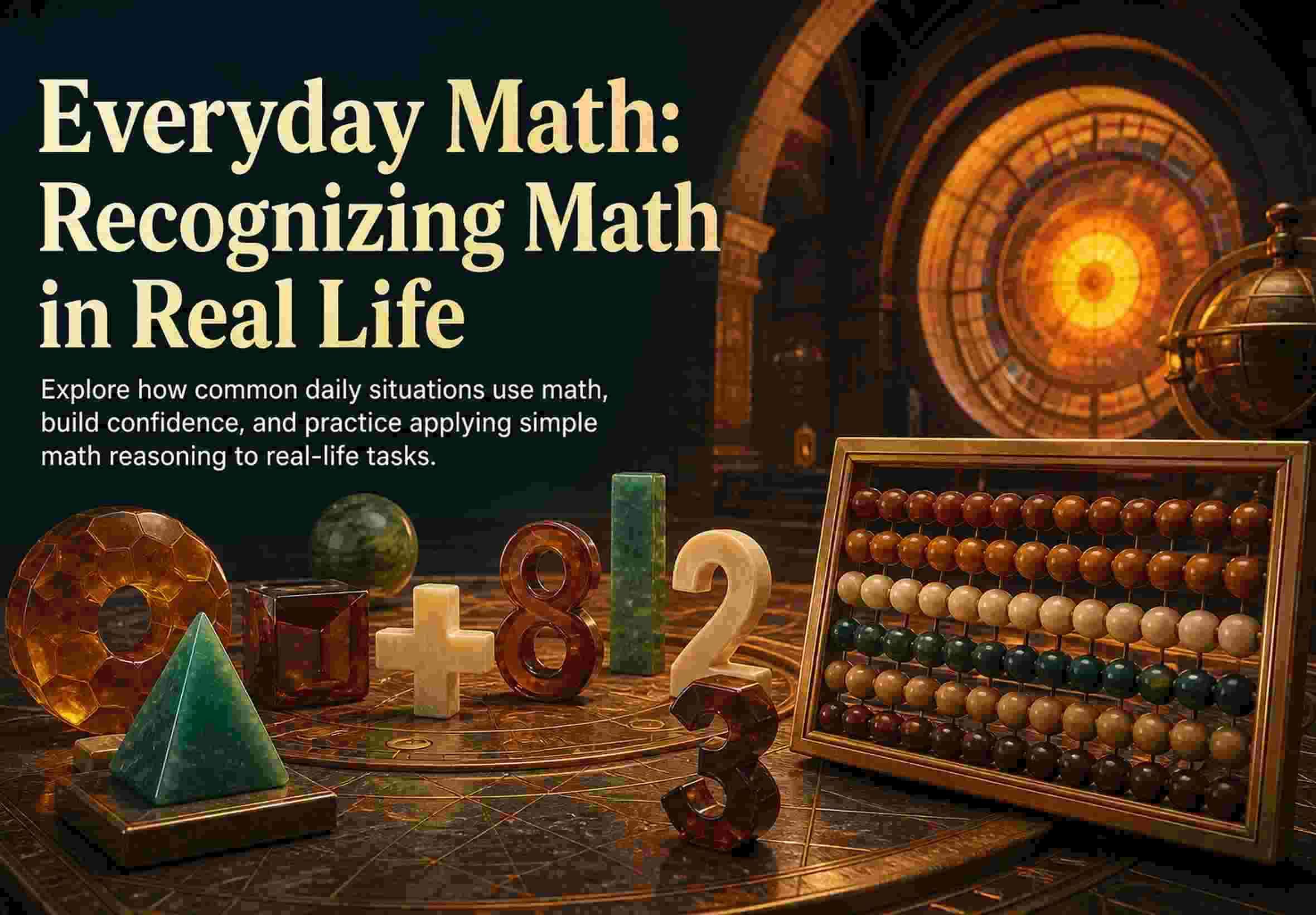 Everyday Math: Recognizing Math in Real Life