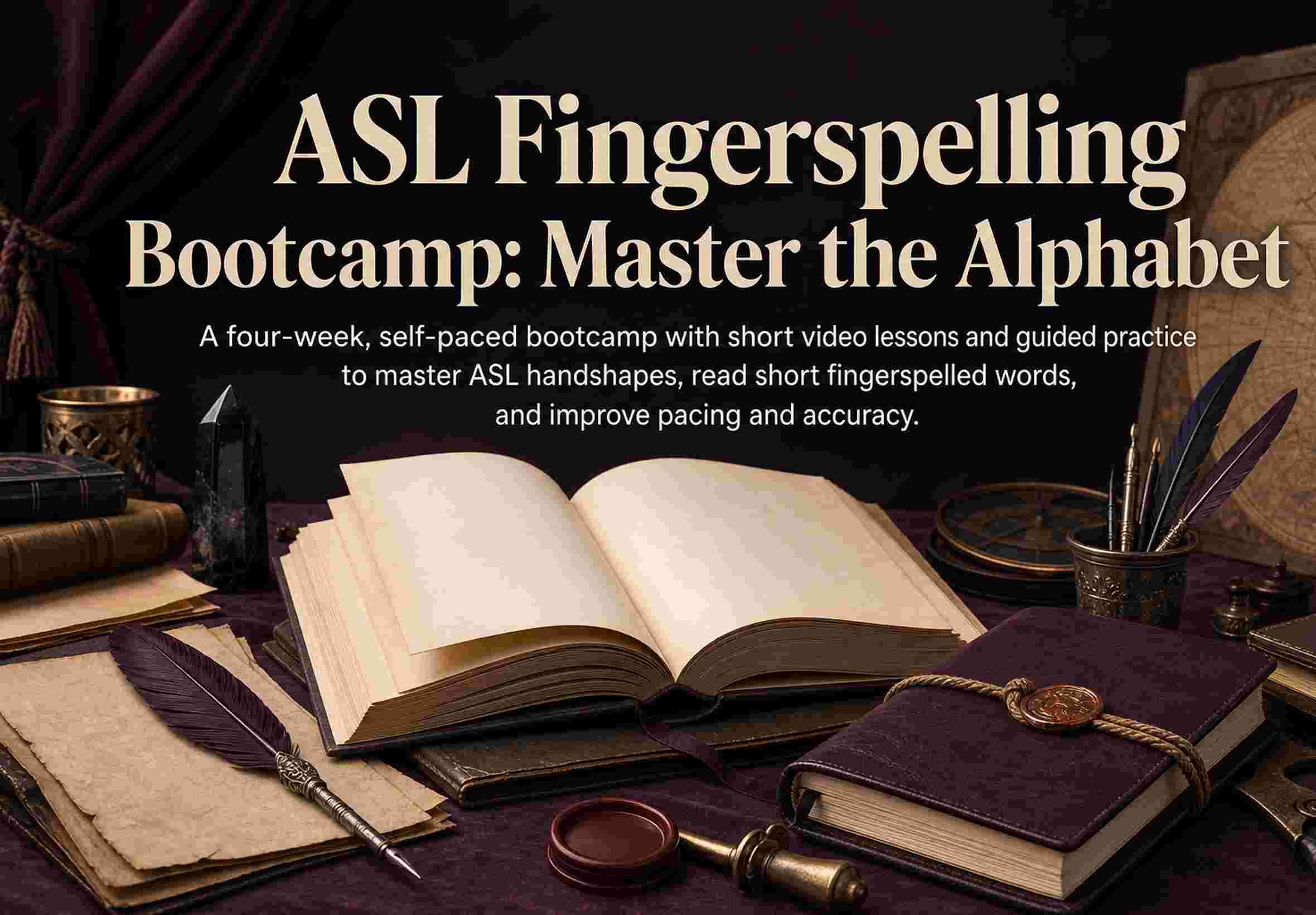 ASL Fingerspelling Bootcamp: Master the Alphabet