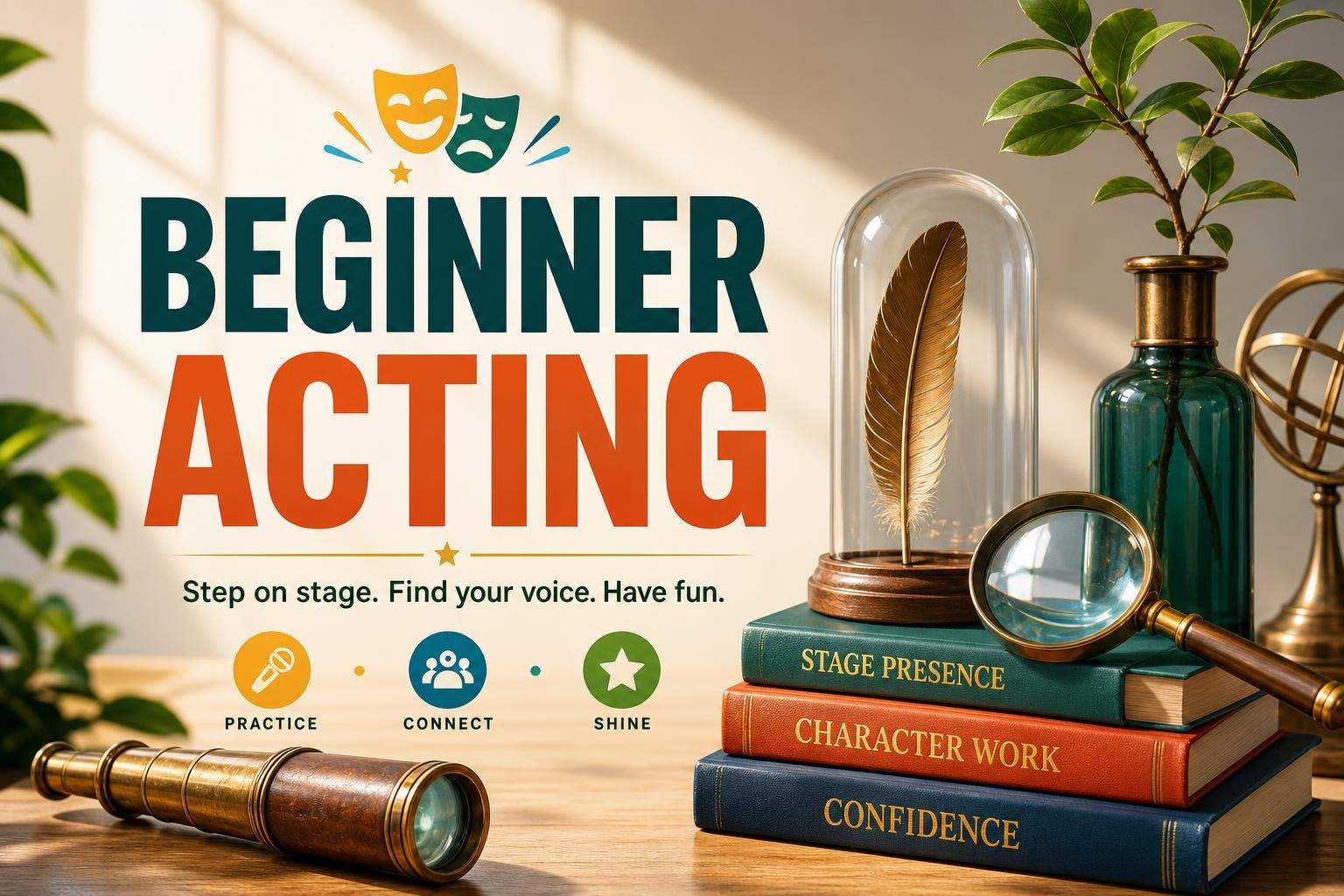 Beginner Acting: Stage Presence, Monologues & Improv