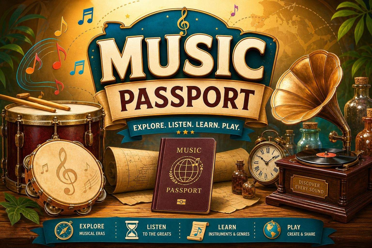Music Passport: Explore Musical Eras & Steady Beat (Self-Paced)
