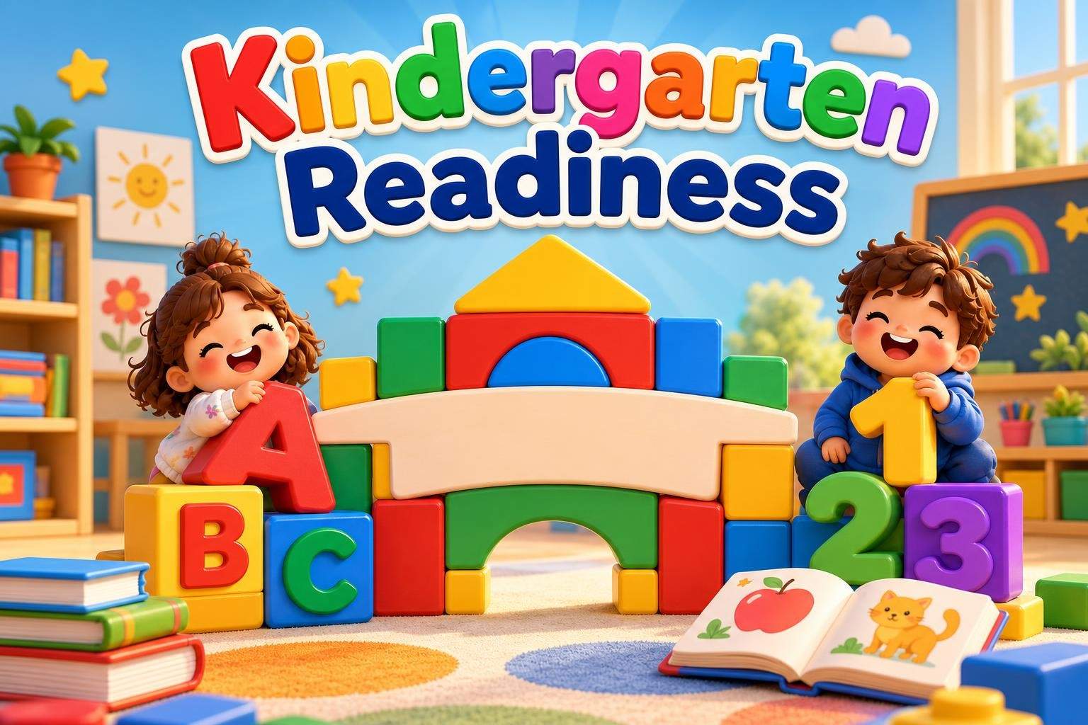 Kindergarten Readiness: Alphabet, Numbers & Early Literacy