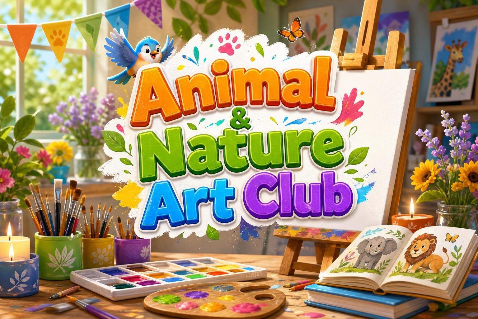 Self-Paced Animal & Nature Art Club (Elementary)