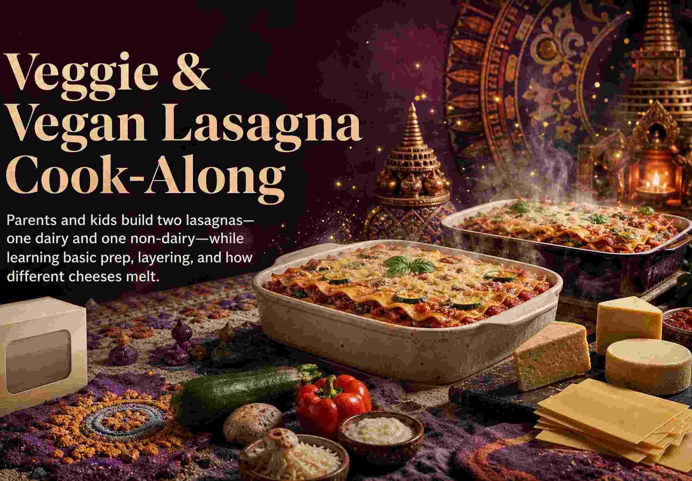 Veggie & Vegan Lasagna Cook-Along
