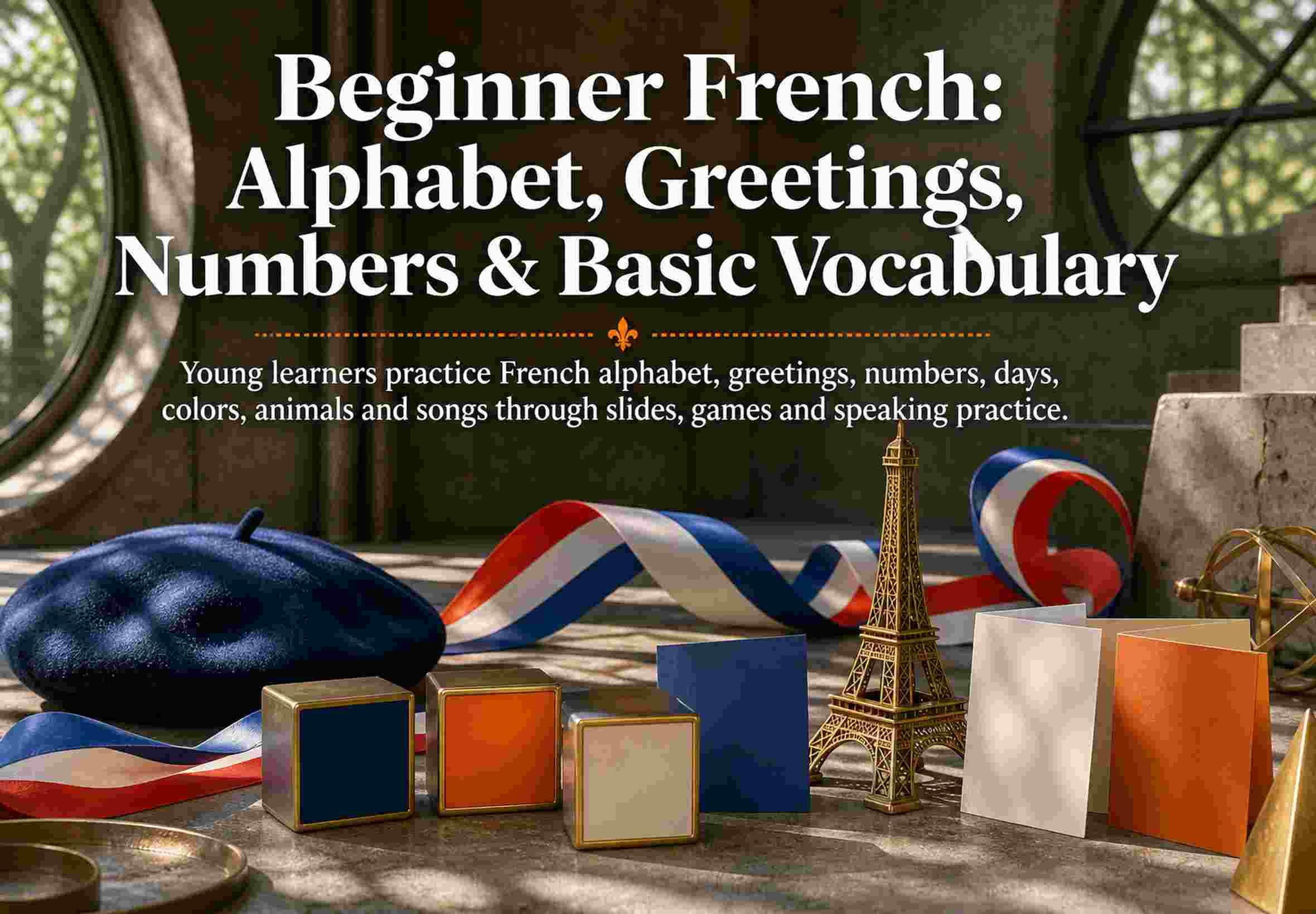 Beginner French: Alphabet, Greetings, Numbers & Basic Vocabulary