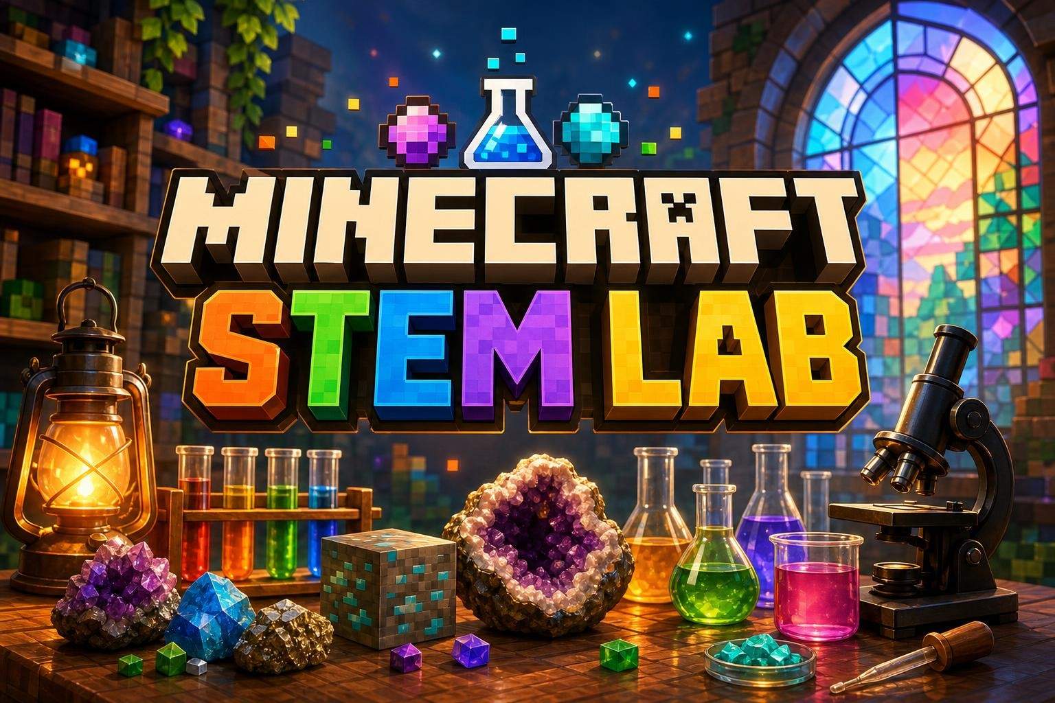 Minecraft STEM Lab: Chemistry Projects (Bedrock or Education)